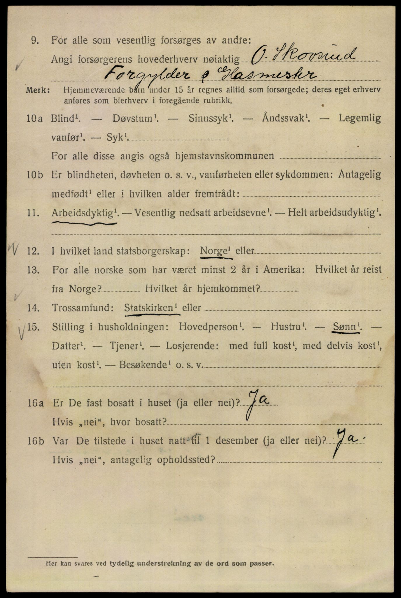 SAO, 1920 census for Kristiania, 1920, p. 250144