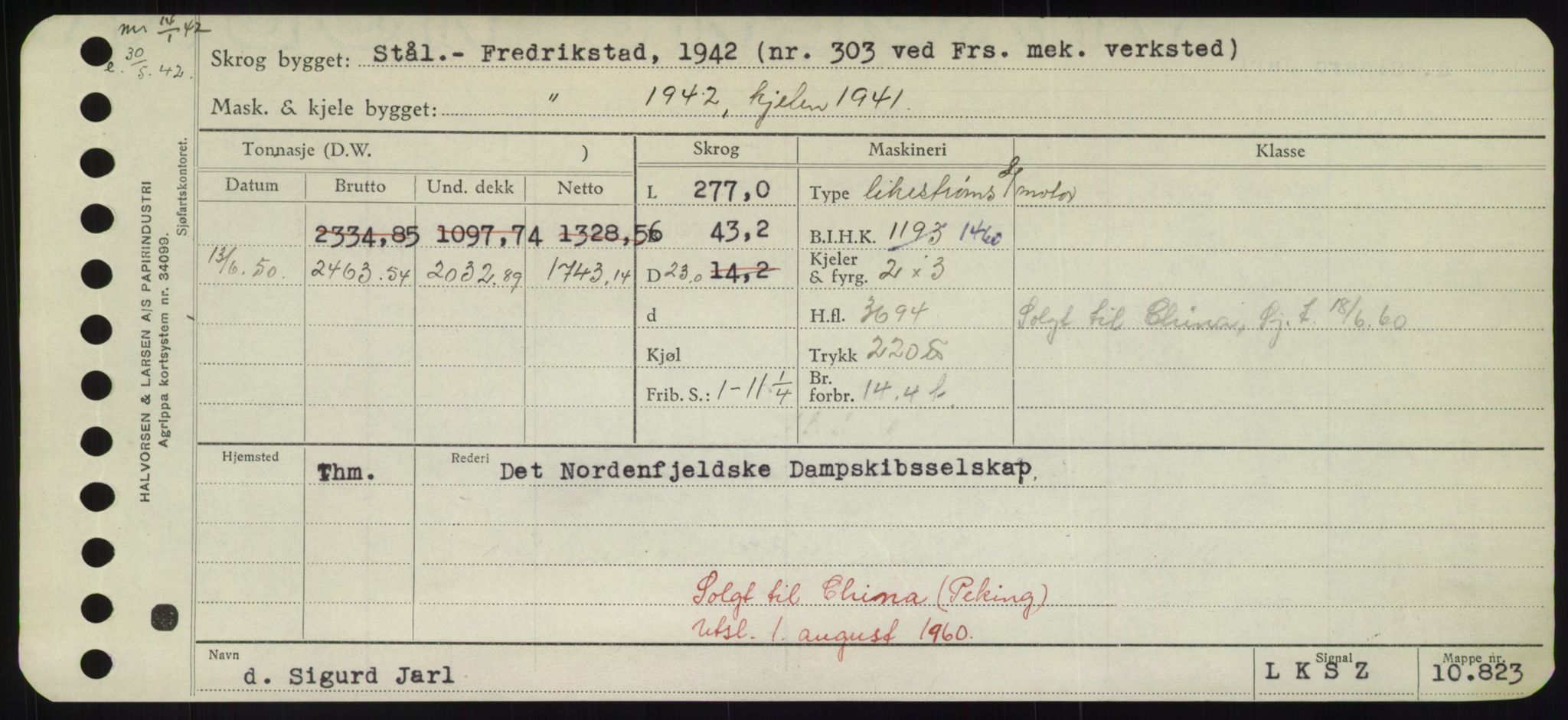 Sjøfartsdirektoratet med forløpere, Skipsmålingen, AV/RA-S-1627/H/Hd/L0033: Fartøy, Sevi-Sjø, p. 111