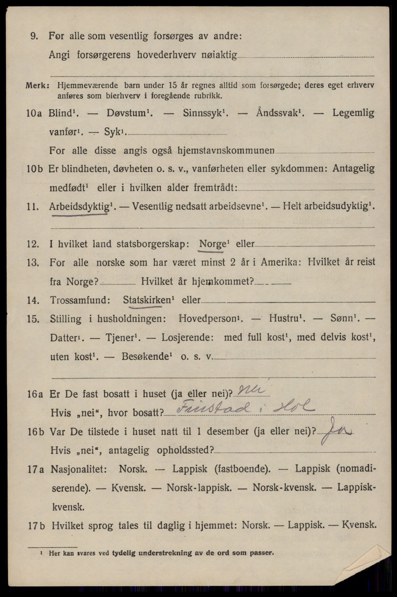 SAT, 1920 census for Hol, 1920, p. 2128