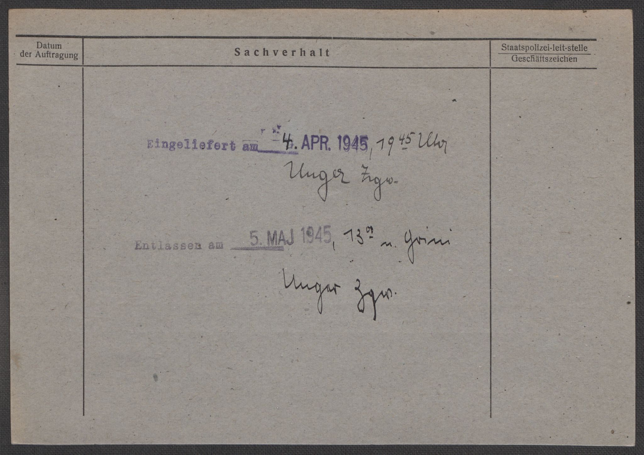 Befehlshaber der Sicherheitspolizei und des SD, AV/RA-RAFA-5969/E/Ea/Eaa/L0004: Register over norske fanger i Møllergata 19: Hal-Hæ, 1940-1945, p. 588