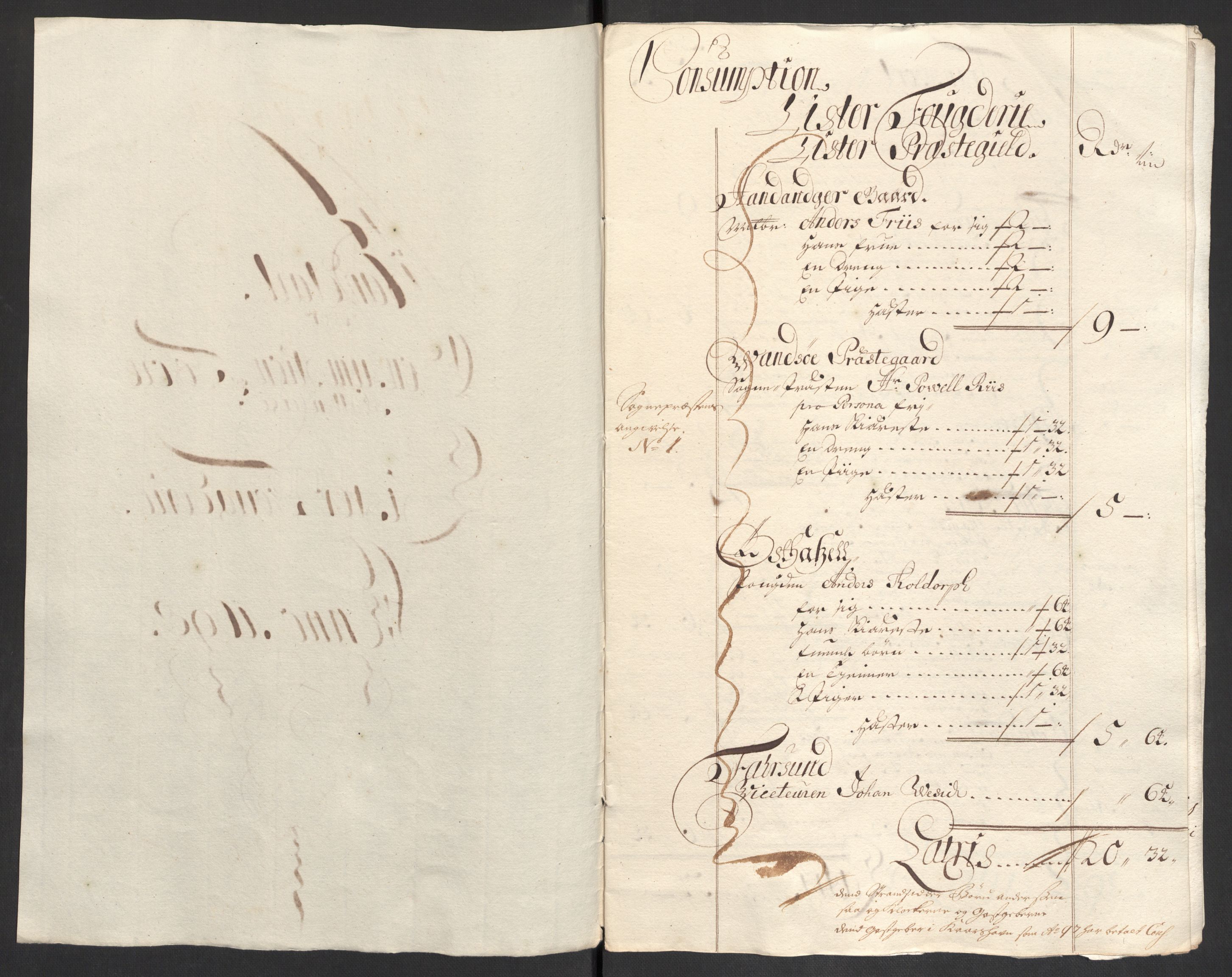 Rentekammeret inntil 1814, Reviderte regnskaper, Fogderegnskap, RA/EA-4092/R43/L2547: Fogderegnskap Lista og Mandal, 1698-1699, p. 38