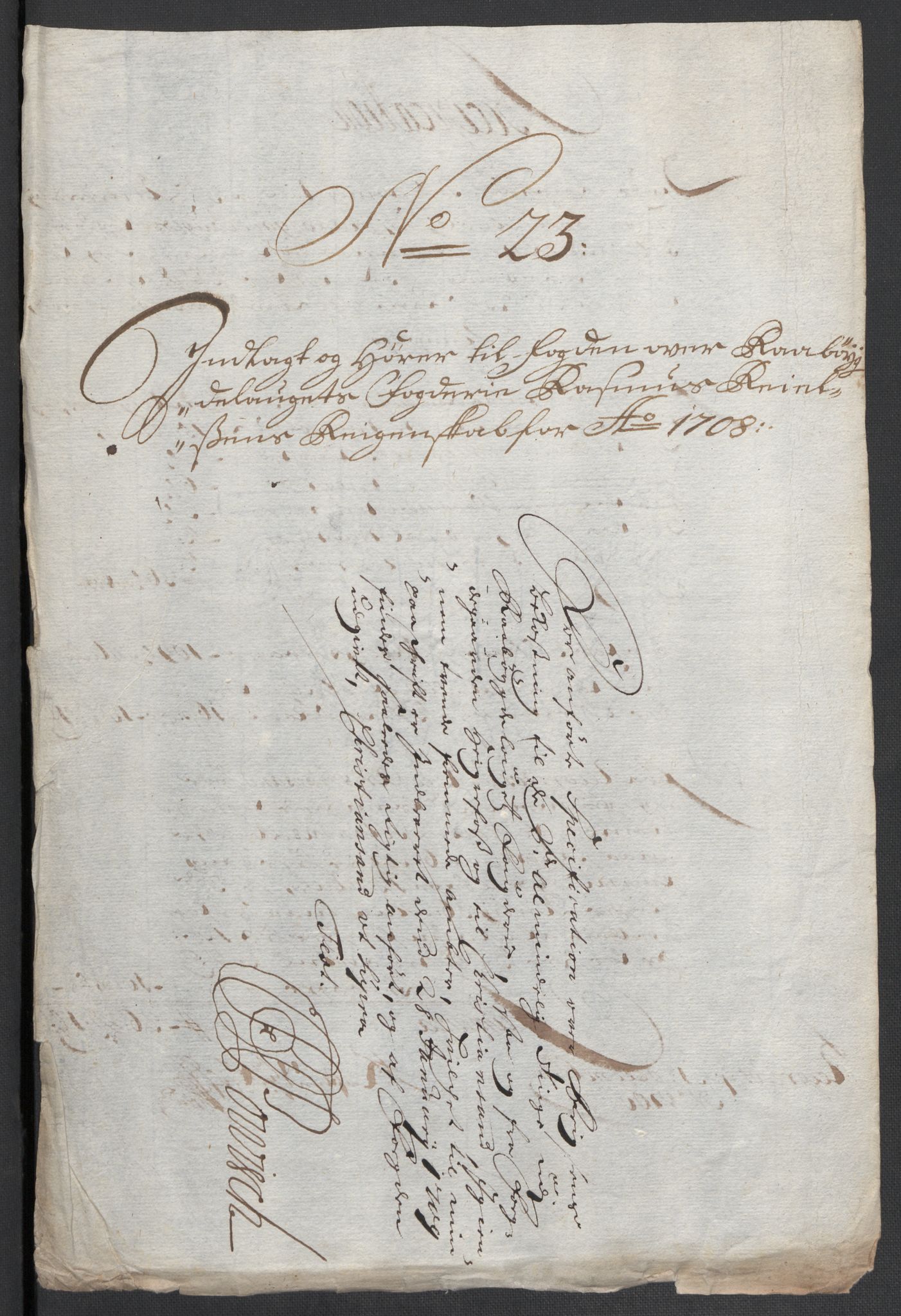 Rentekammeret inntil 1814, Reviderte regnskaper, Fogderegnskap, RA/EA-4092/R40/L2448: Fogderegnskap Råbyggelag, 1706-1708, p. 398