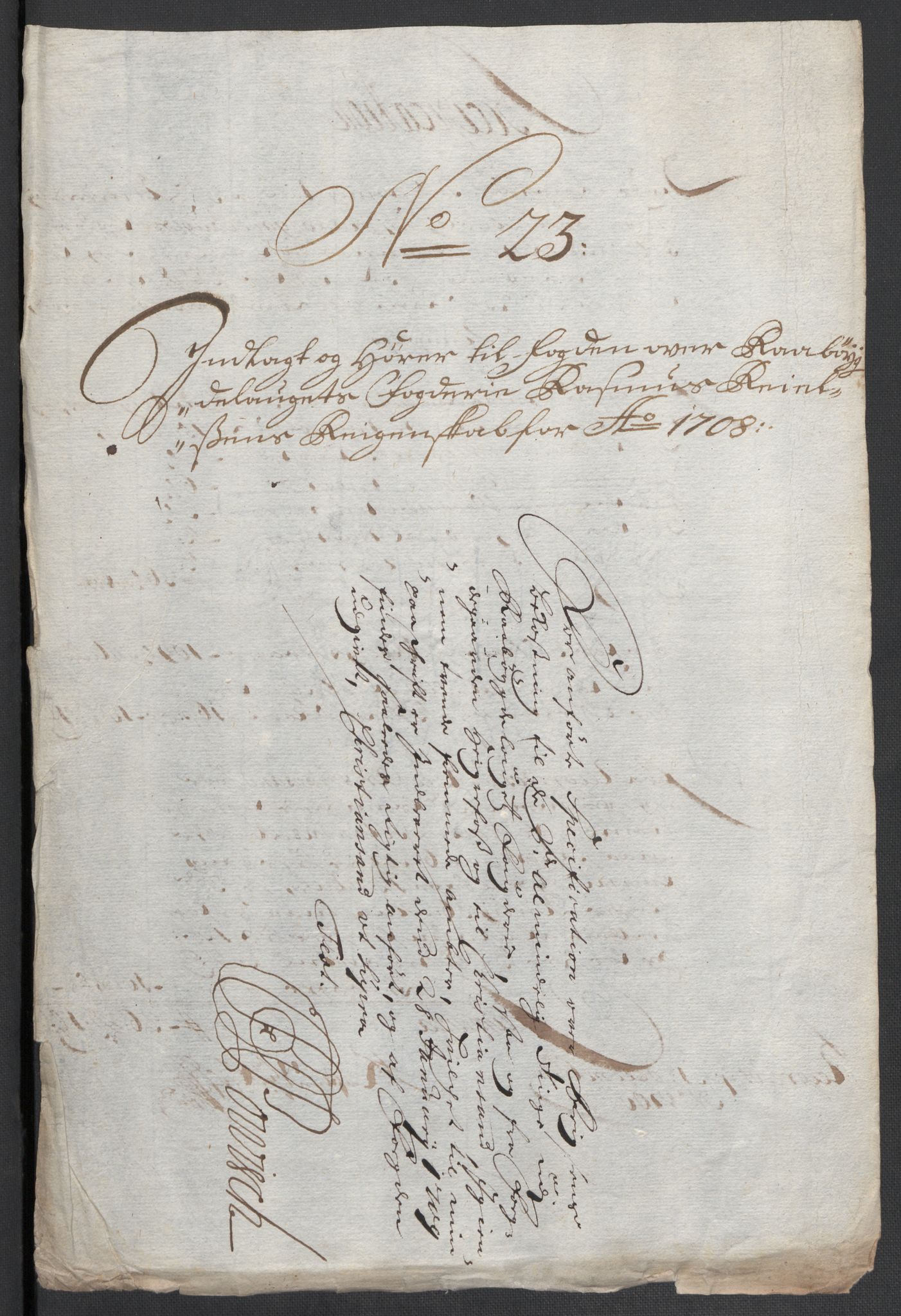 Rentekammeret inntil 1814, Reviderte regnskaper, Fogderegnskap, AV/RA-EA-4092/R40/L2448: Fogderegnskap Råbyggelag, 1706-1708, p. 398