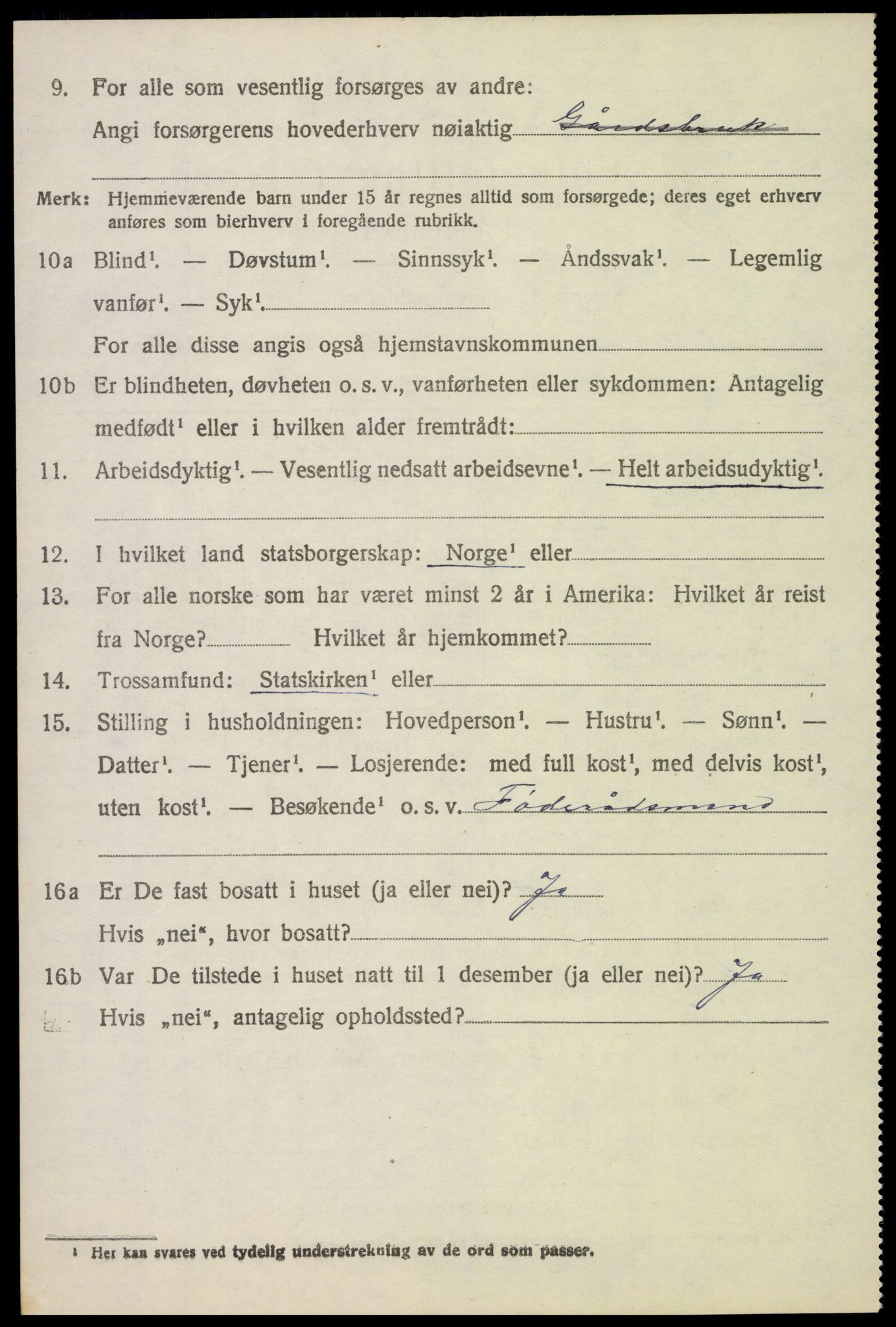 SAH, 1920 census for Sør-Odal, 1920, p. 4324