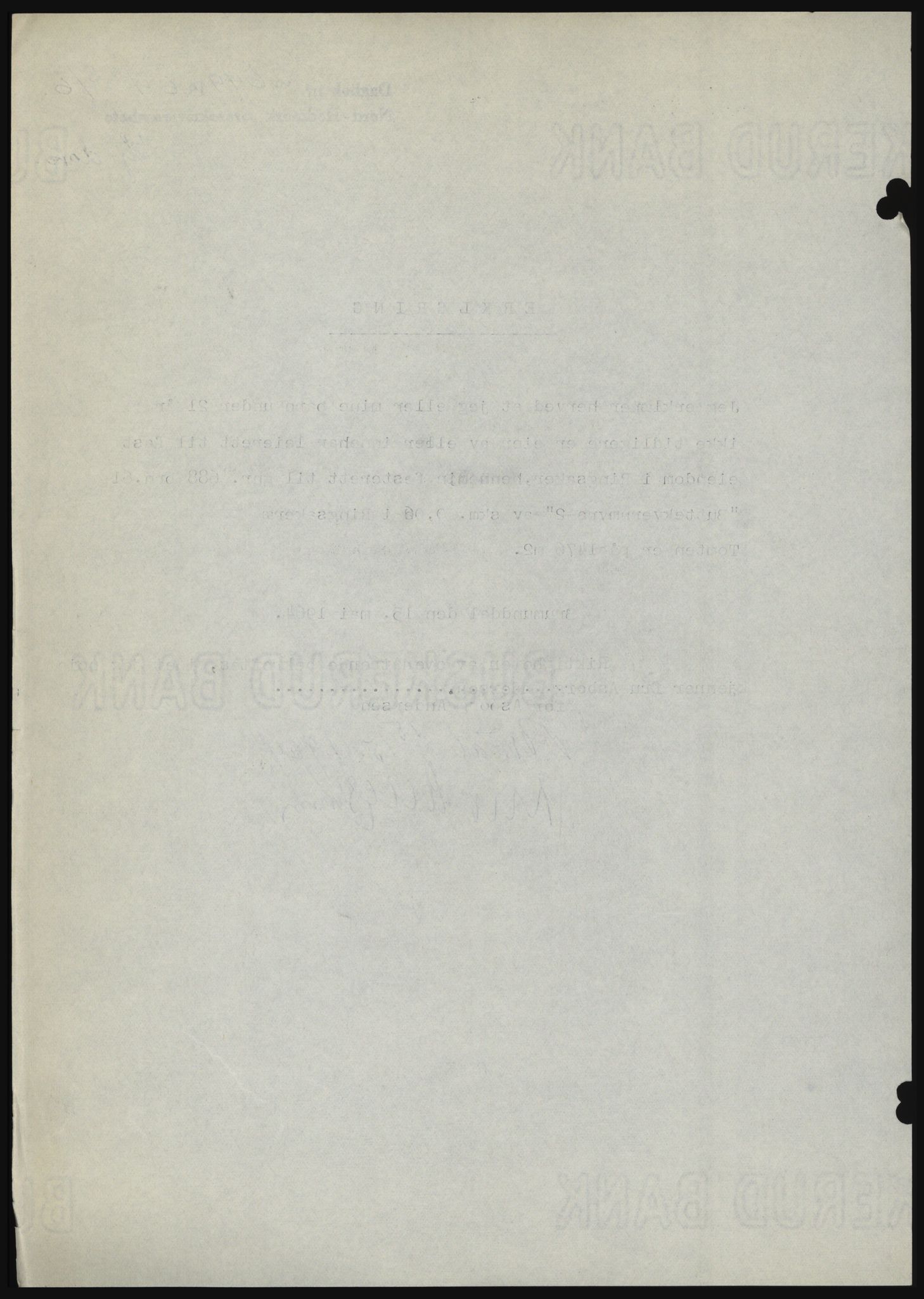 Nord-Hedmark sorenskriveri, SAH/TING-012/H/Hc/L0019: Mortgage book no. 19, 1963-1964, Diary no: : 2649/1964