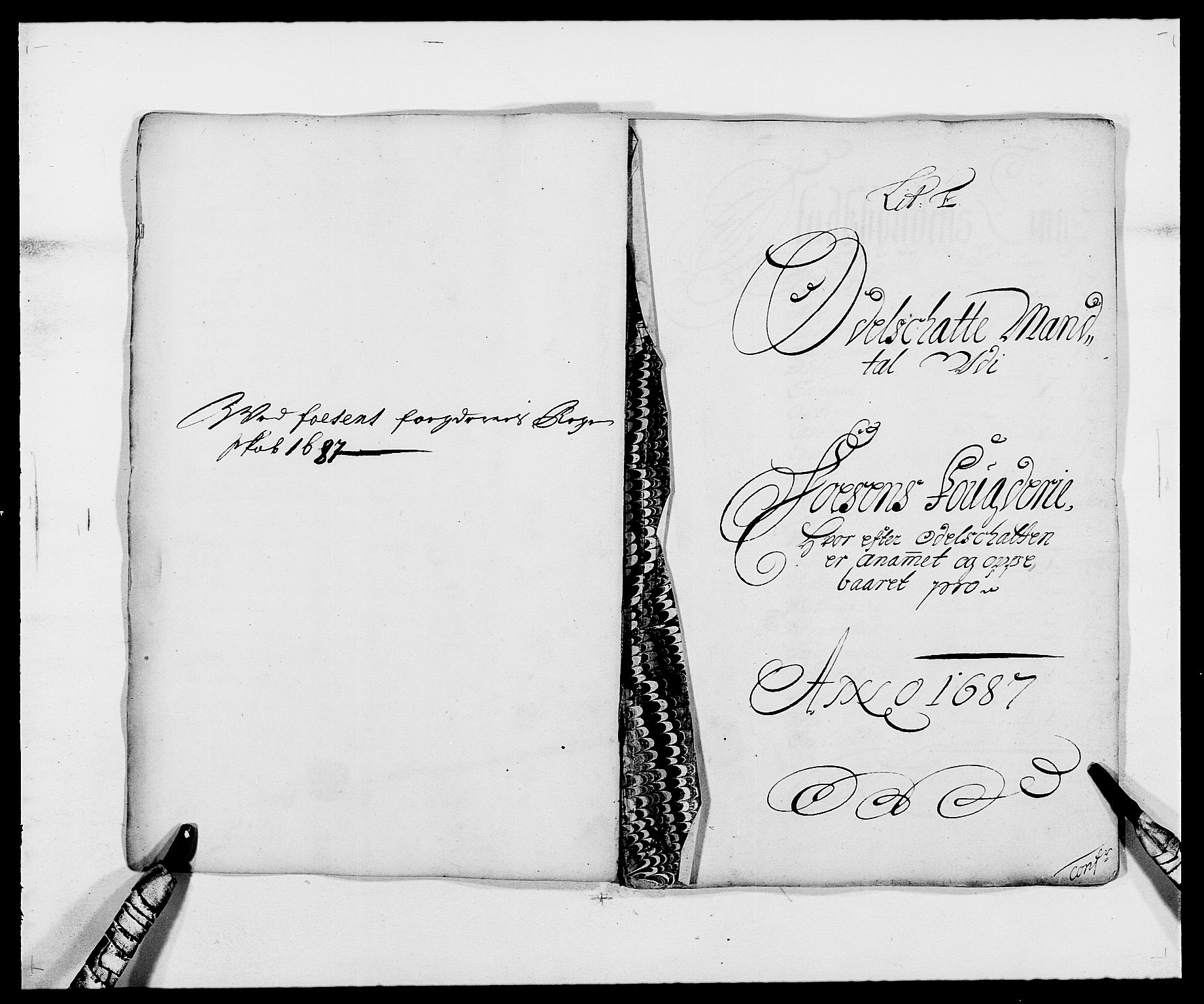 Rentekammeret inntil 1814, Reviderte regnskaper, Fogderegnskap, RA/EA-4092/R57/L3845: Fogderegnskap Fosen, 1687, p. 34
