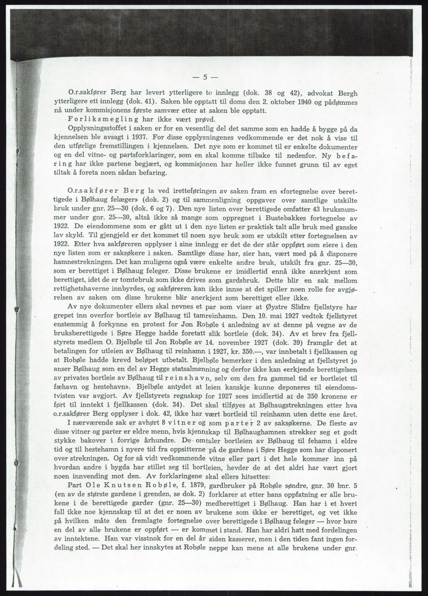 Høyfjellskommisjonen, AV/RA-S-1546/X/Xa/L0001: Nr. 1-33, 1909-1953, p. 5954