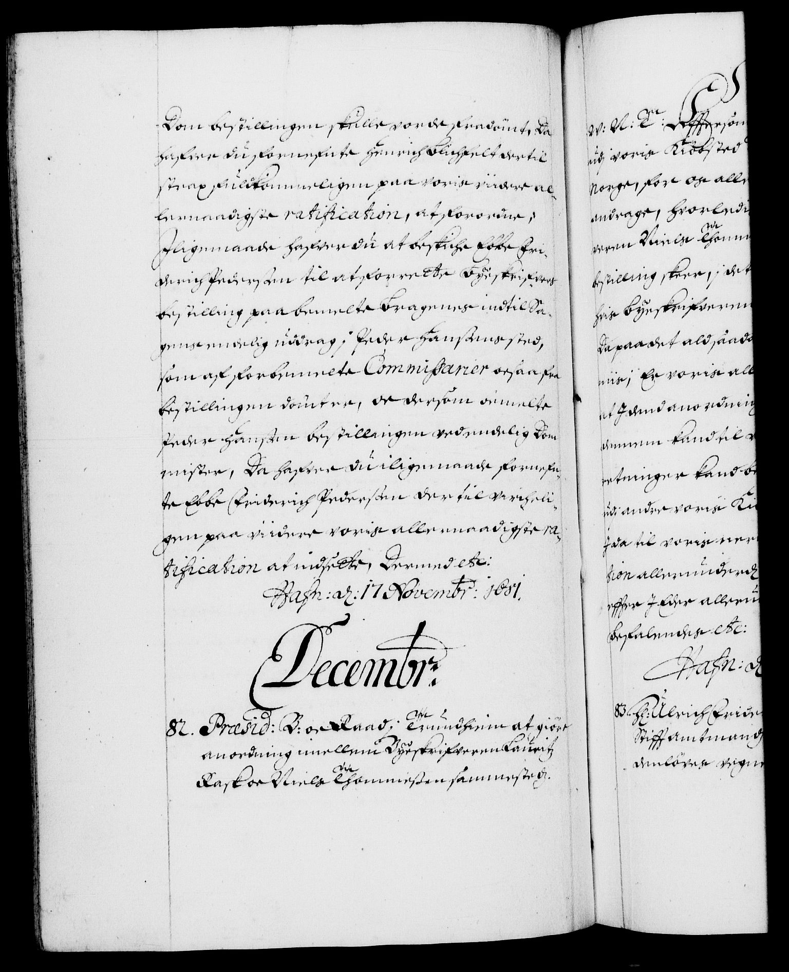 Danske Kanselli 1572-1799, AV/RA-EA-3023/F/Fc/Fca/Fcab/L0012: Norske tegnelser (mikrofilm), 1670-1683, p. 271b