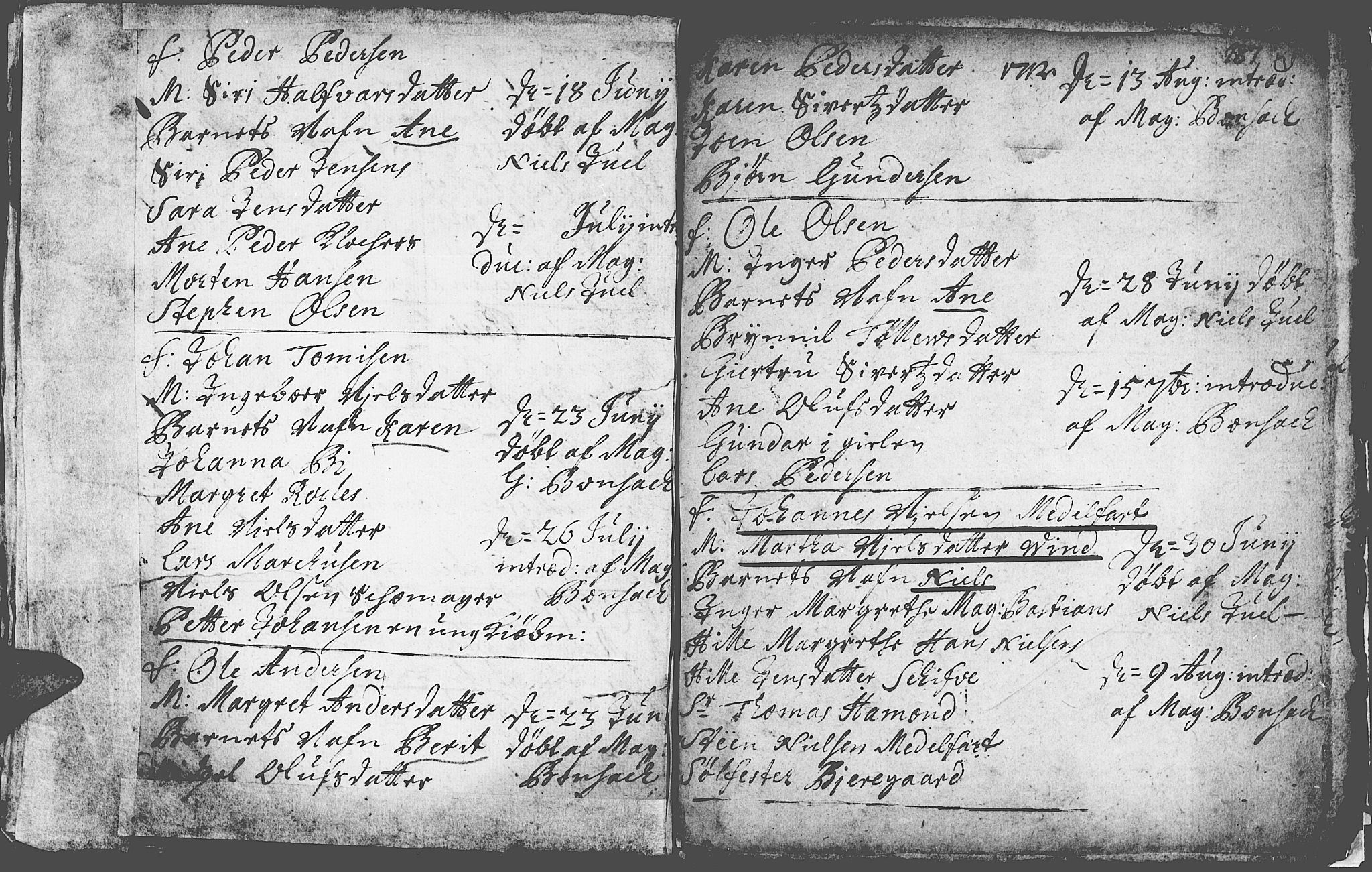 Ministerialprotokoller, klokkerbøker og fødselsregistre - Sør-Trøndelag, SAT/A-1456/601/L0034: Parish register (official) no. 601A02, 1702-1714, p. 187