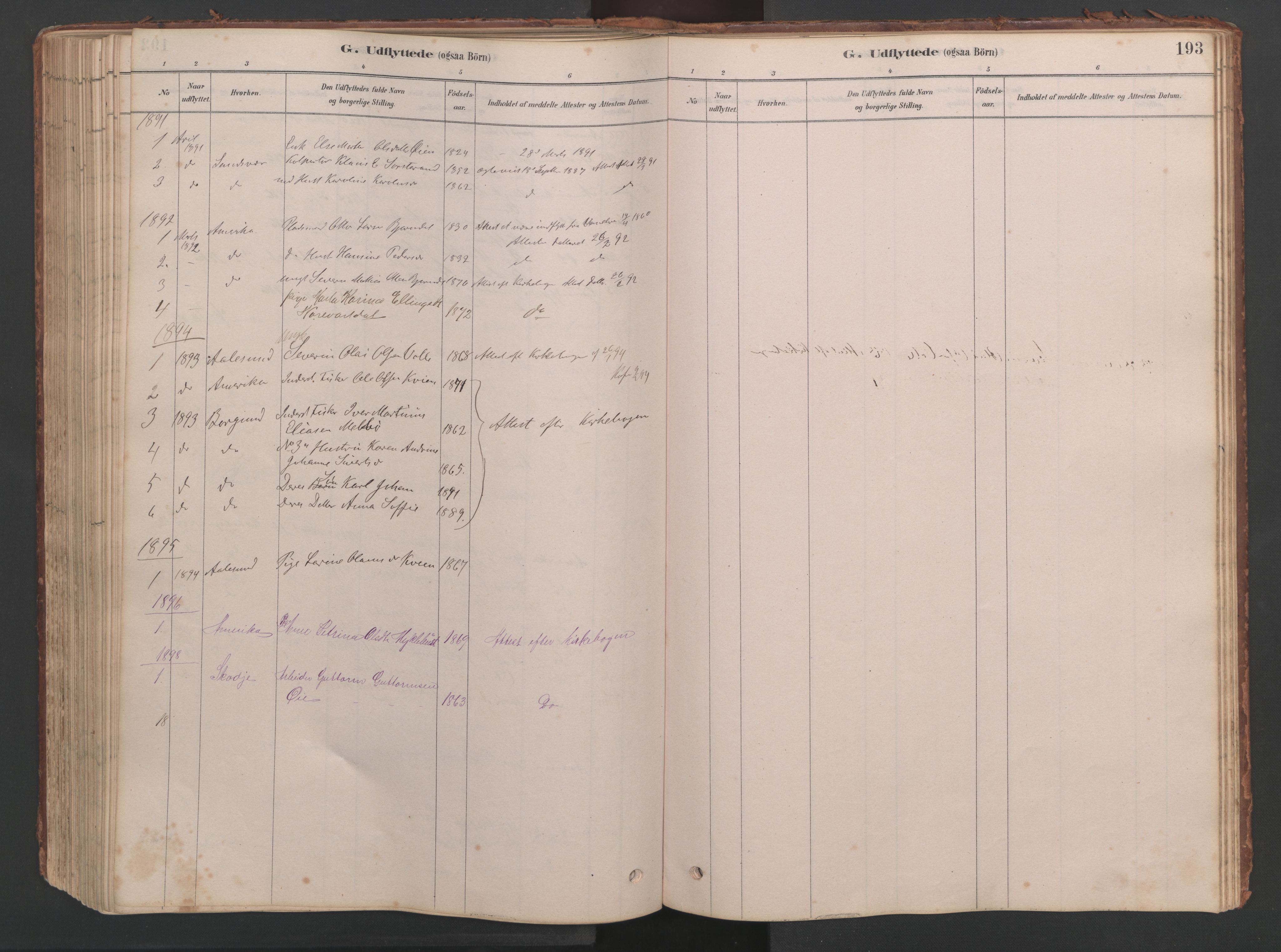 Ministerialprotokoller, klokkerbøker og fødselsregistre - Møre og Romsdal, SAT/A-1454/514/L0201: Parish register (copy) no. 514C01, 1878-1919, p. 193