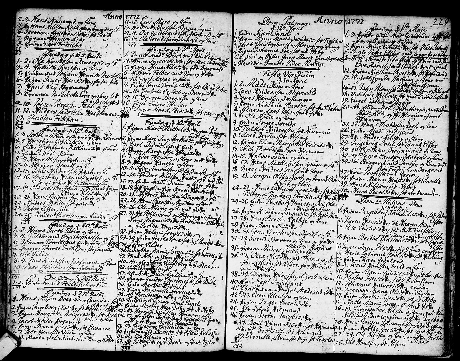 Strømsø kirkebøker, AV/SAKO-A-246/F/Fa/L0008: Parish register (official) no. I 8, 1748-1774, p. 229