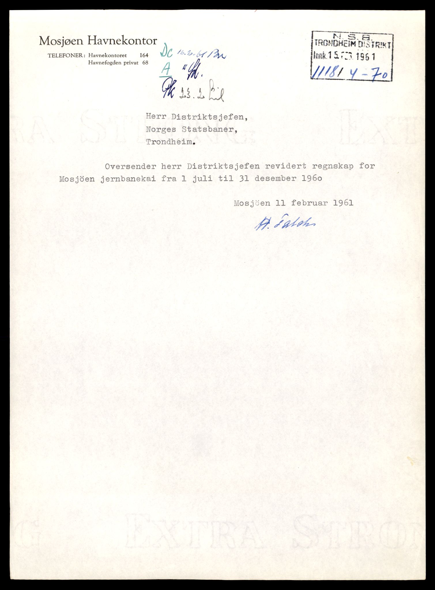 Norges statsbaner (NSB) - Trondheim distrikt, AV/SAT-A-6436/0002/Dd/L0817: --, 1953-1980, p. 347