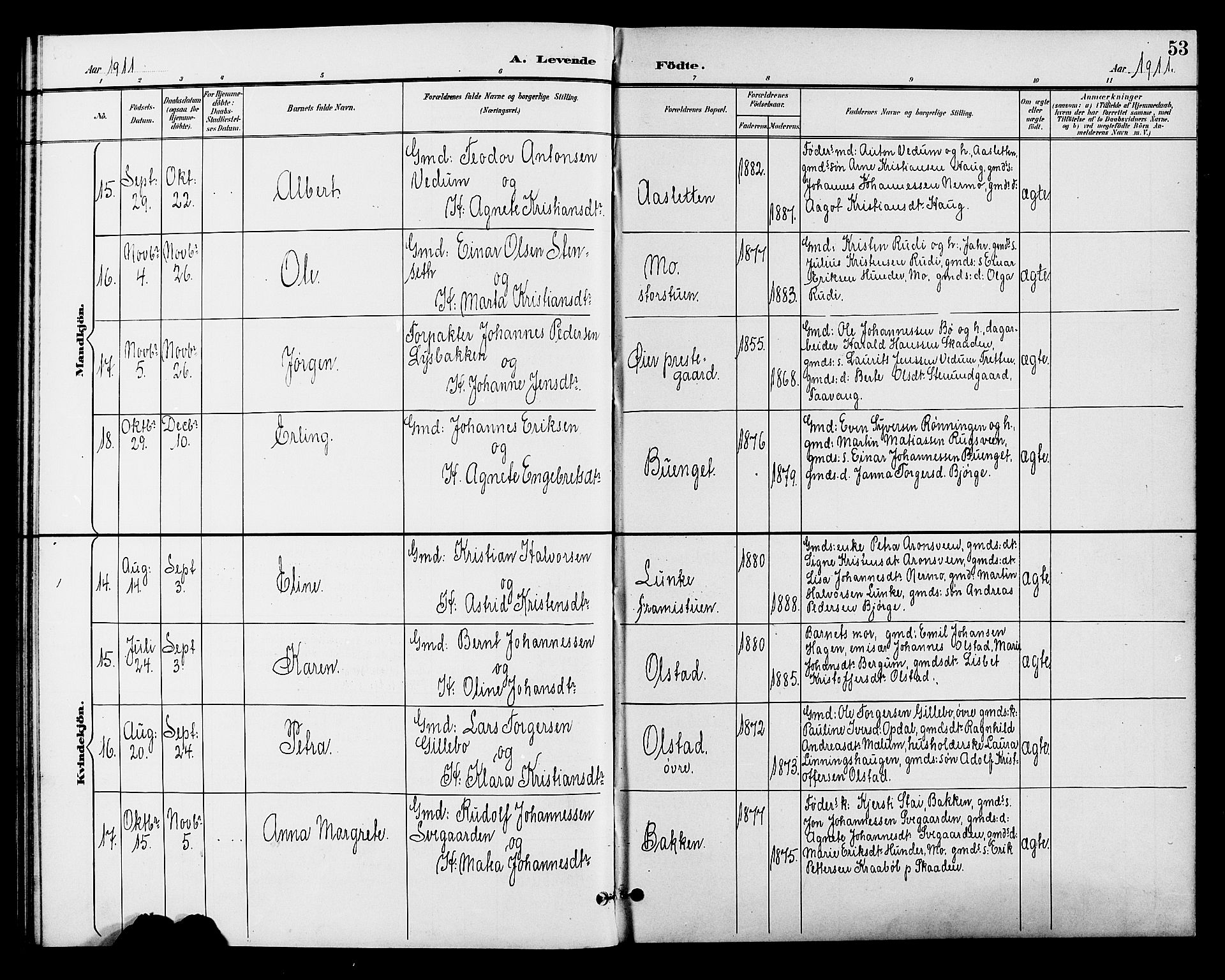 Øyer prestekontor, AV/SAH-PREST-084/H/Ha/Hab/L0005: Parish register (copy) no. 5, 1897-1913, p. 53