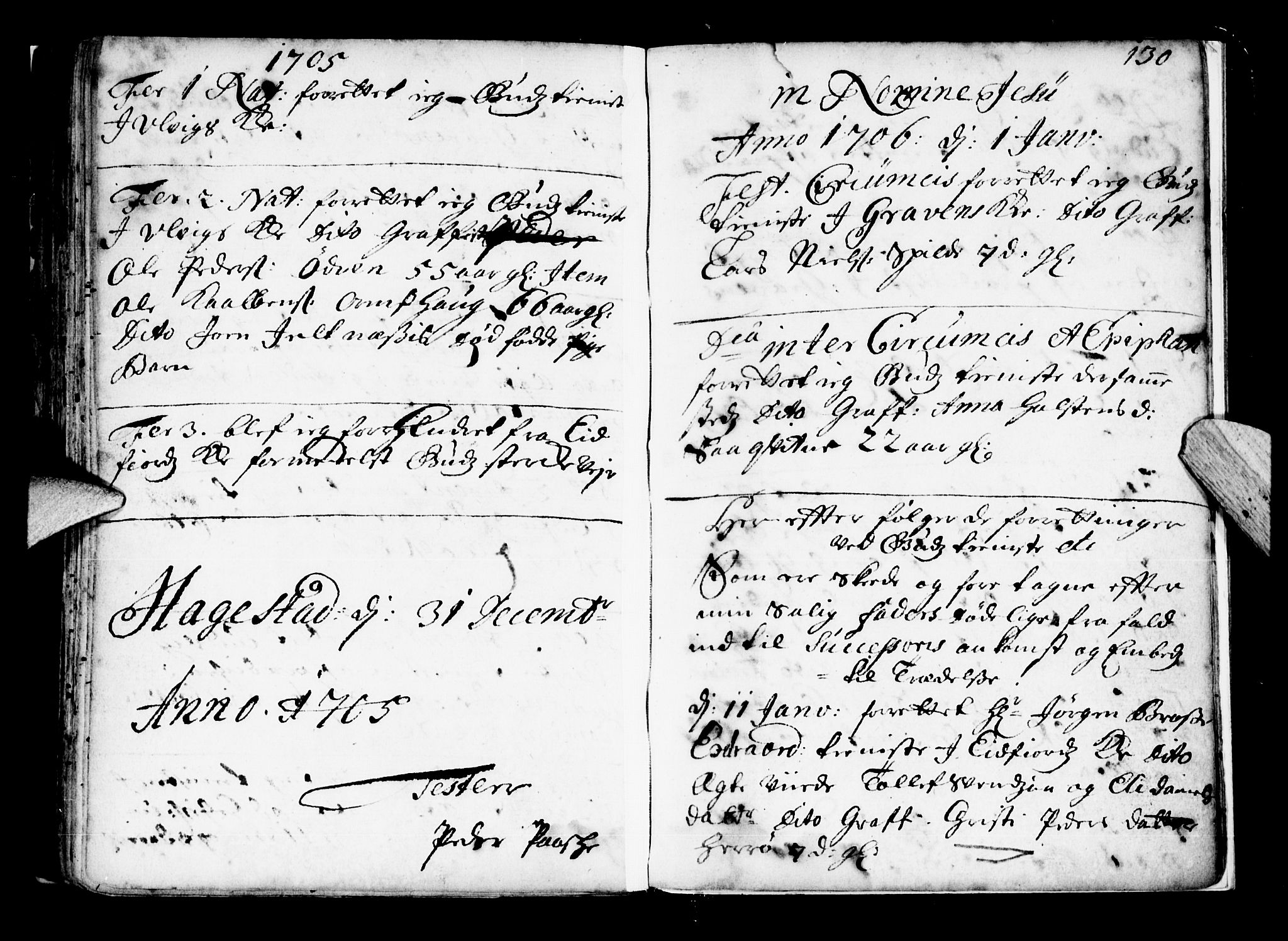 Ulvik sokneprestembete, SAB/A-78801/H/Haa: Parish register (official) no. A 2, 1689-1706, p. 130