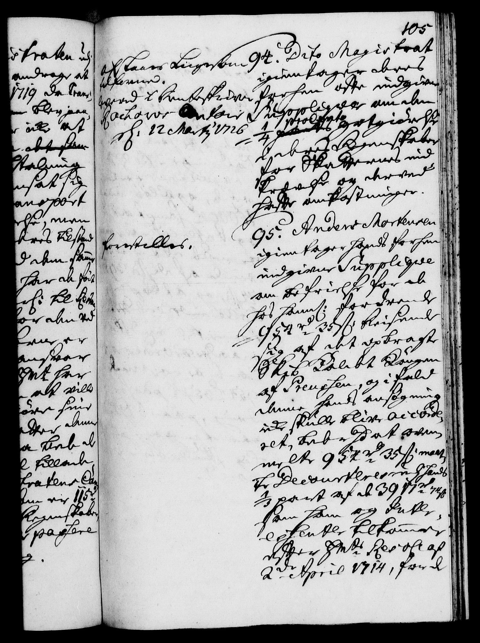 Rentekammeret, Kammerkanselliet, AV/RA-EA-3111/G/Gh/Gha/L0008: Norsk ekstraktmemorialprotokoll (merket RK 53.53), 1725-1726, p. 105