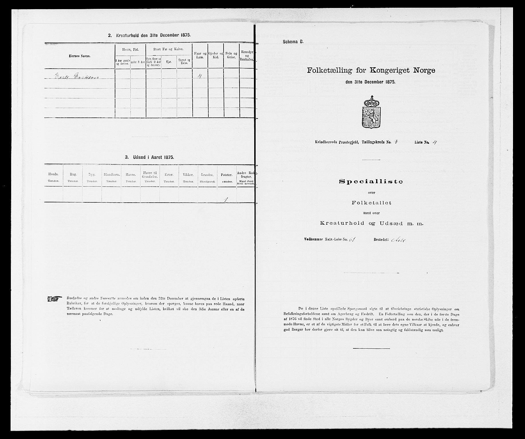 SAB, 1875 census for 1224P Kvinnherad, 1875, p. 251