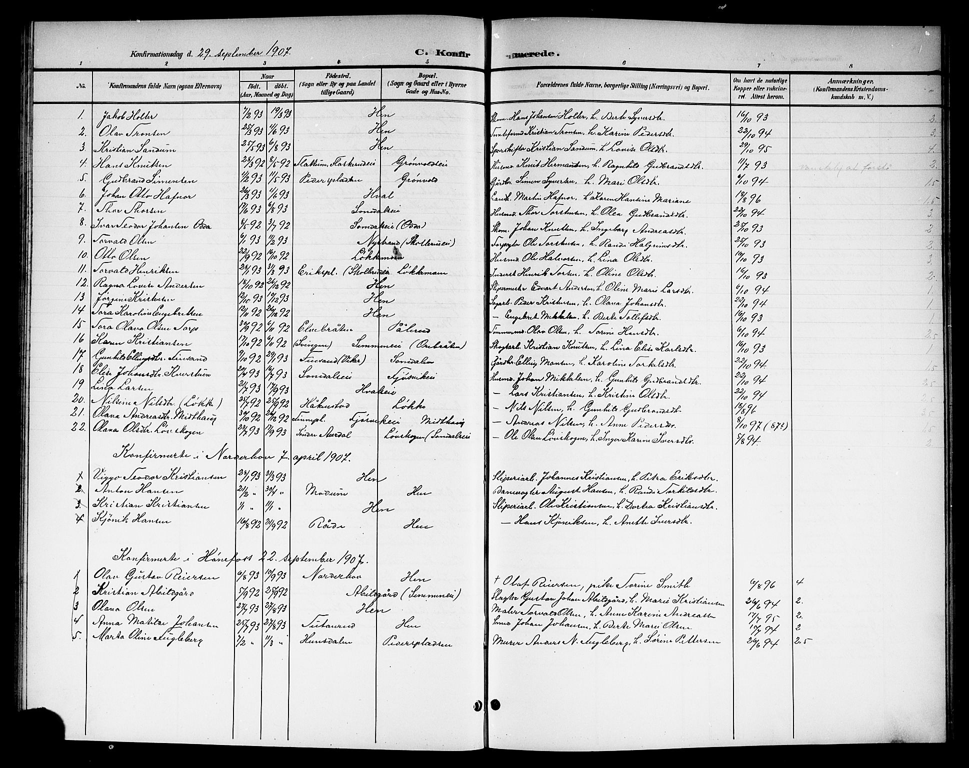Ådal kirkebøker, AV/SAKO-A-248/G/Gc/L0002: Parish register (copy) no. III 2, 1899-1919