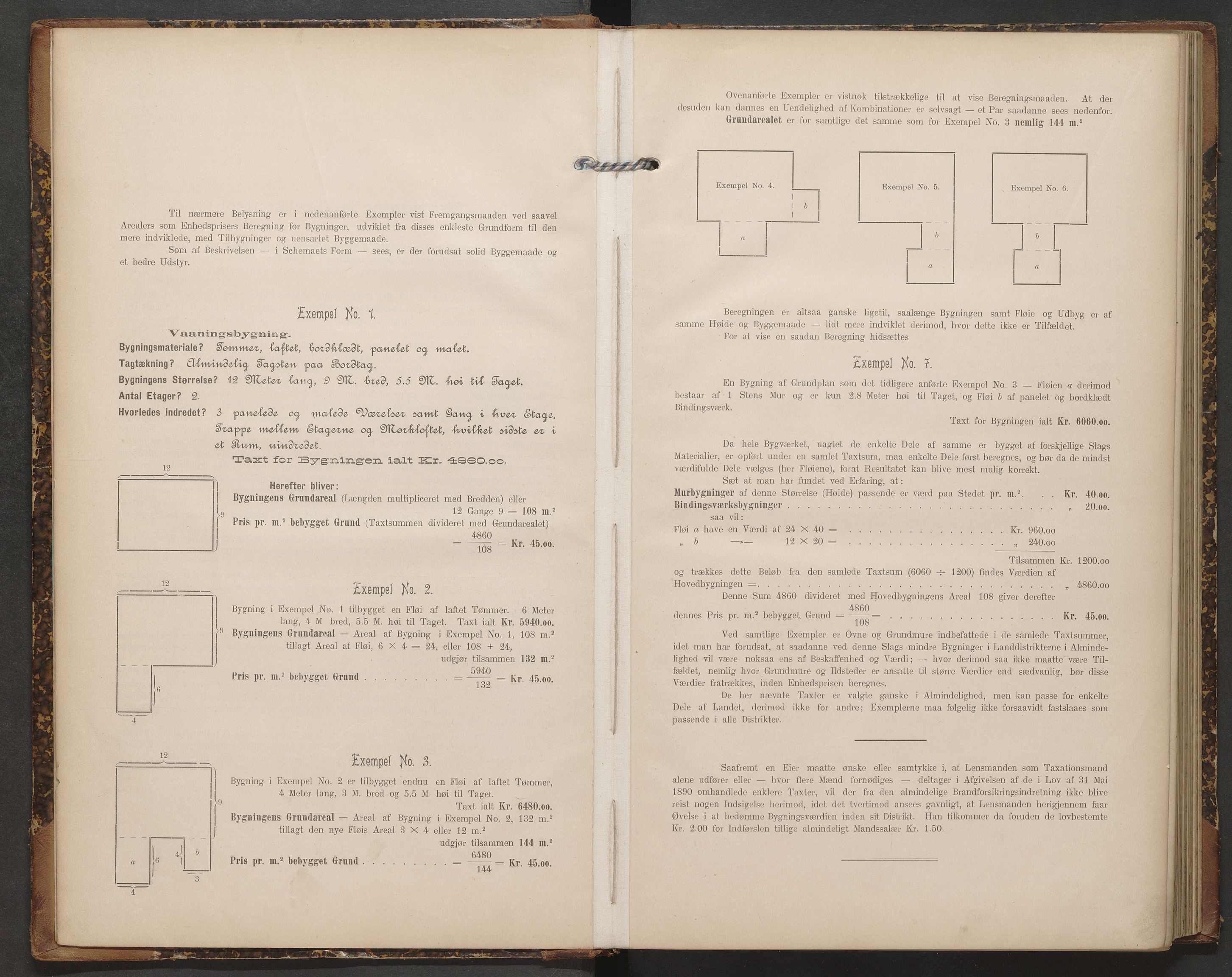 Norges Brannkasse Mo, AV/SAT-A-1728/E/Ea/L0003: Skjematakster, 1902-1907