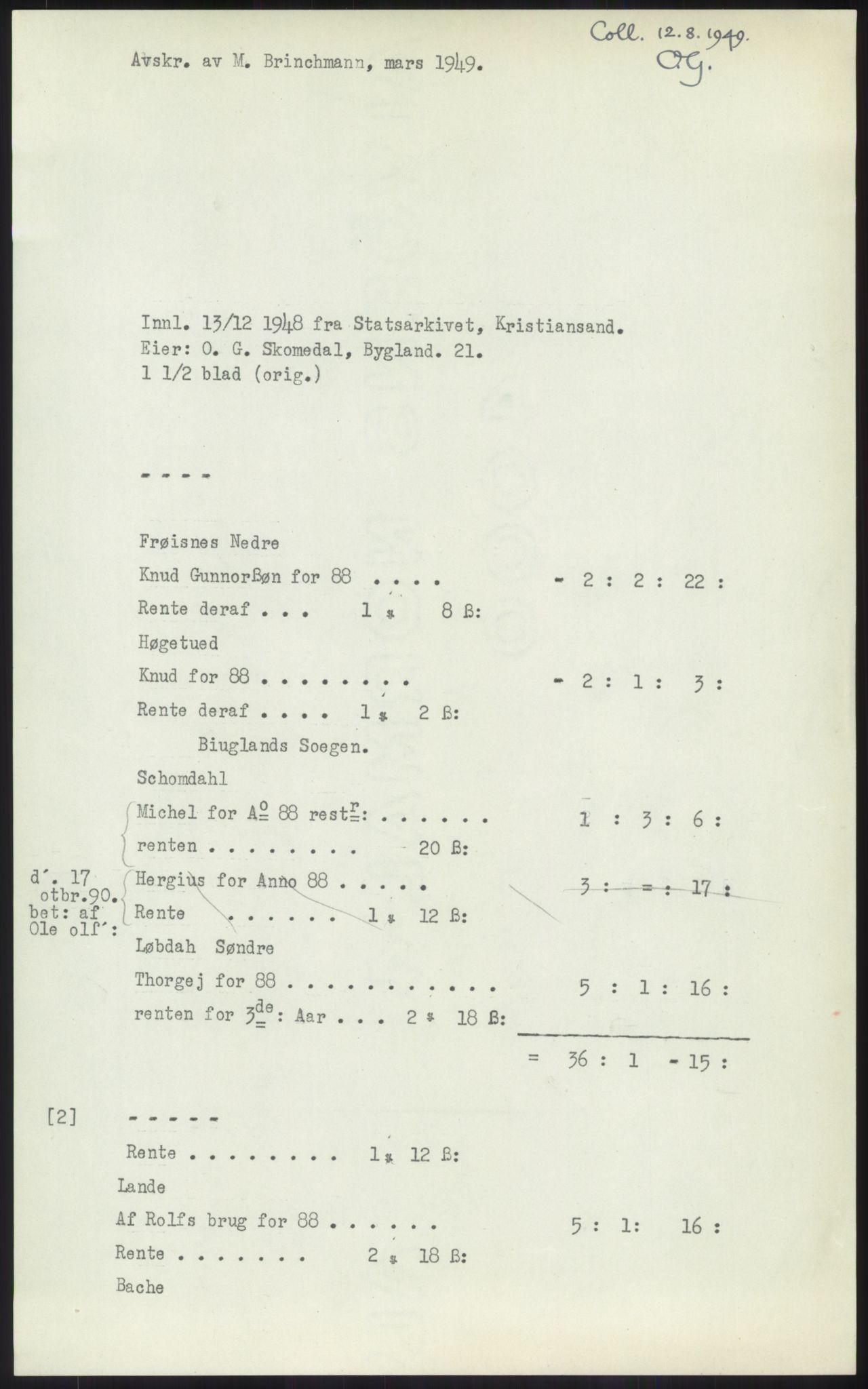 Samlinger til kildeutgivelse, Diplomavskriftsamlingen, AV/RA-EA-4053/H/Ha, p. 838