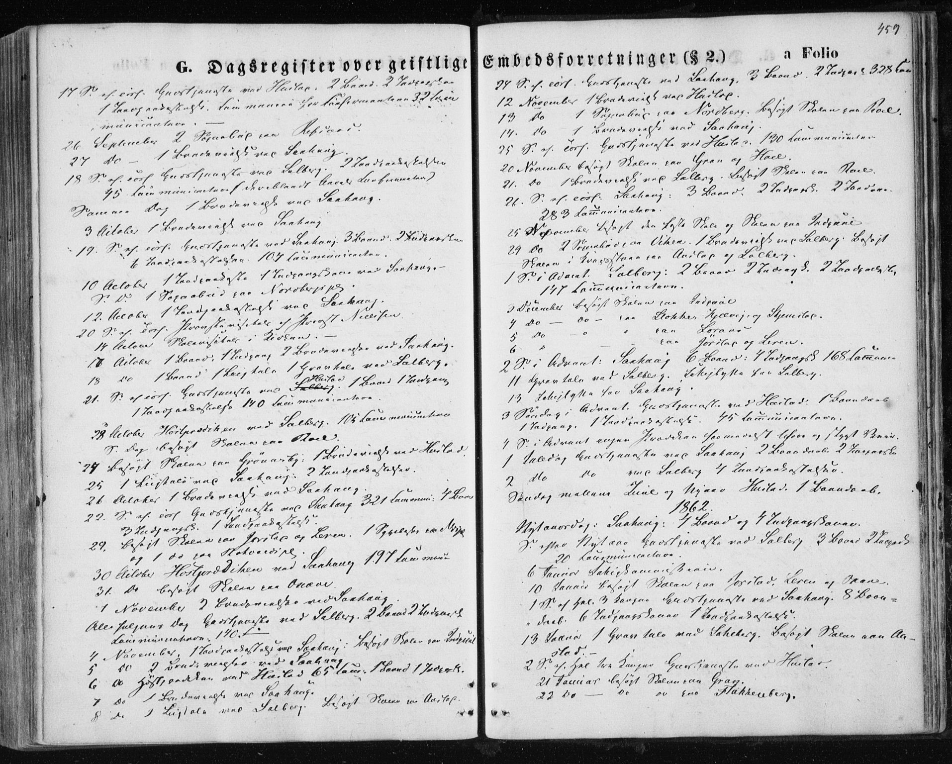 Ministerialprotokoller, klokkerbøker og fødselsregistre - Nord-Trøndelag, SAT/A-1458/730/L0283: Parish register (official) no. 730A08, 1855-1865, p. 459