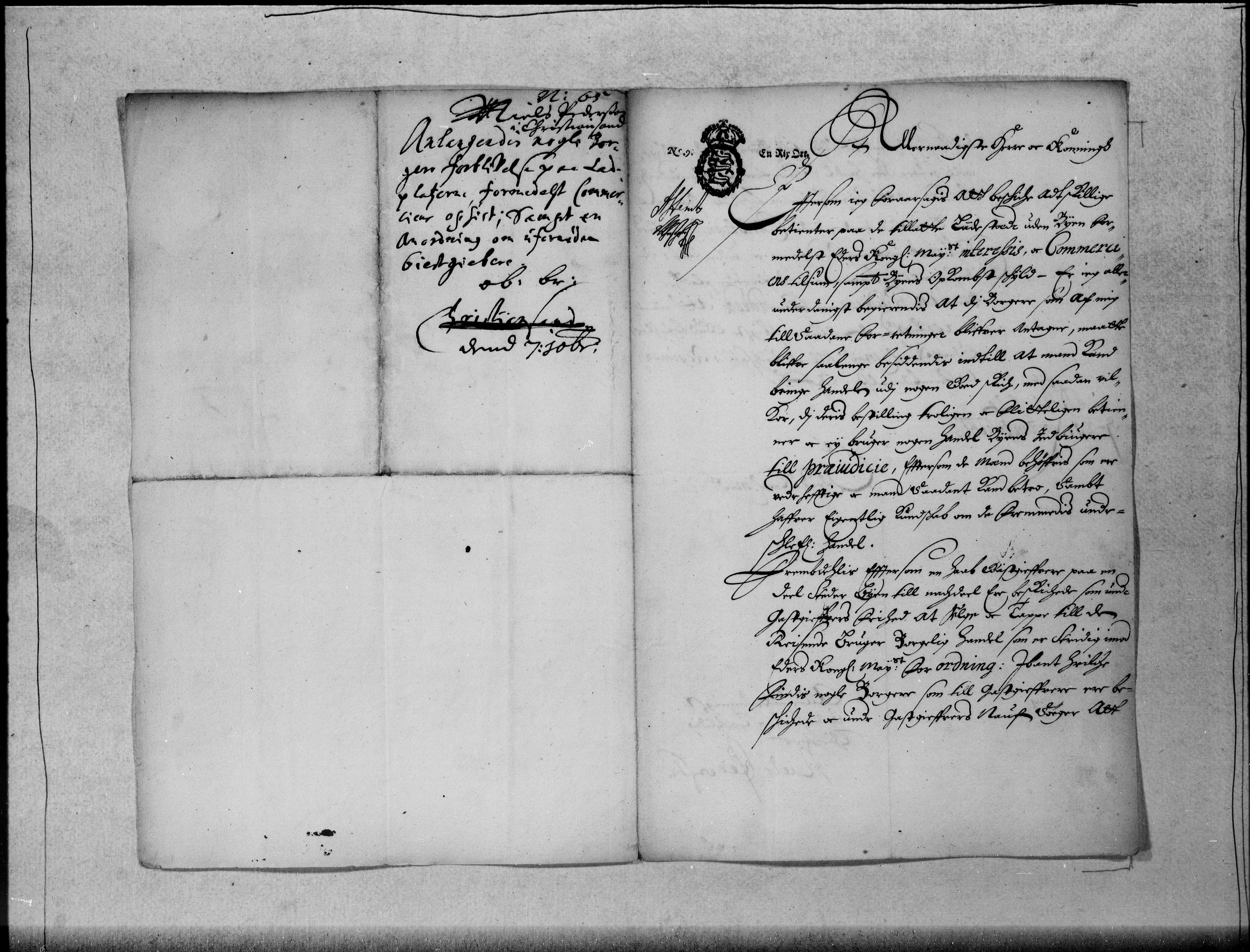 Danske Kanselli 1572-1799, RA/EA-3023/F/Fc/Fcc/Fcca/L0025: Norske innlegg 1572-1799, 1665-1666, p. 234