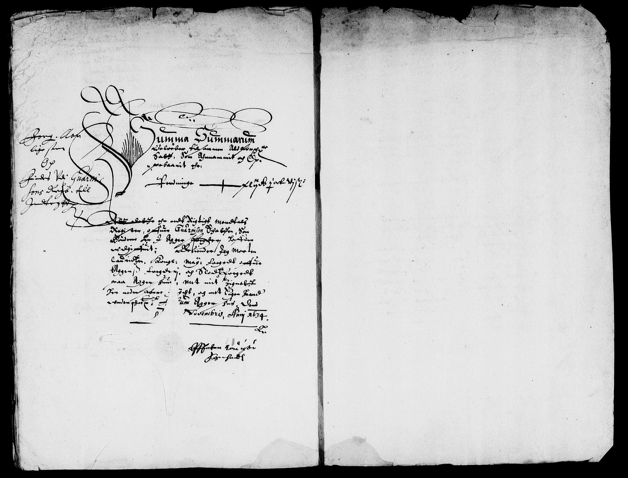 Rentekammeret inntil 1814, Reviderte regnskaper, Lensregnskaper, AV/RA-EA-5023/R/Rb/Rba/L0121: Akershus len, 1634-1635