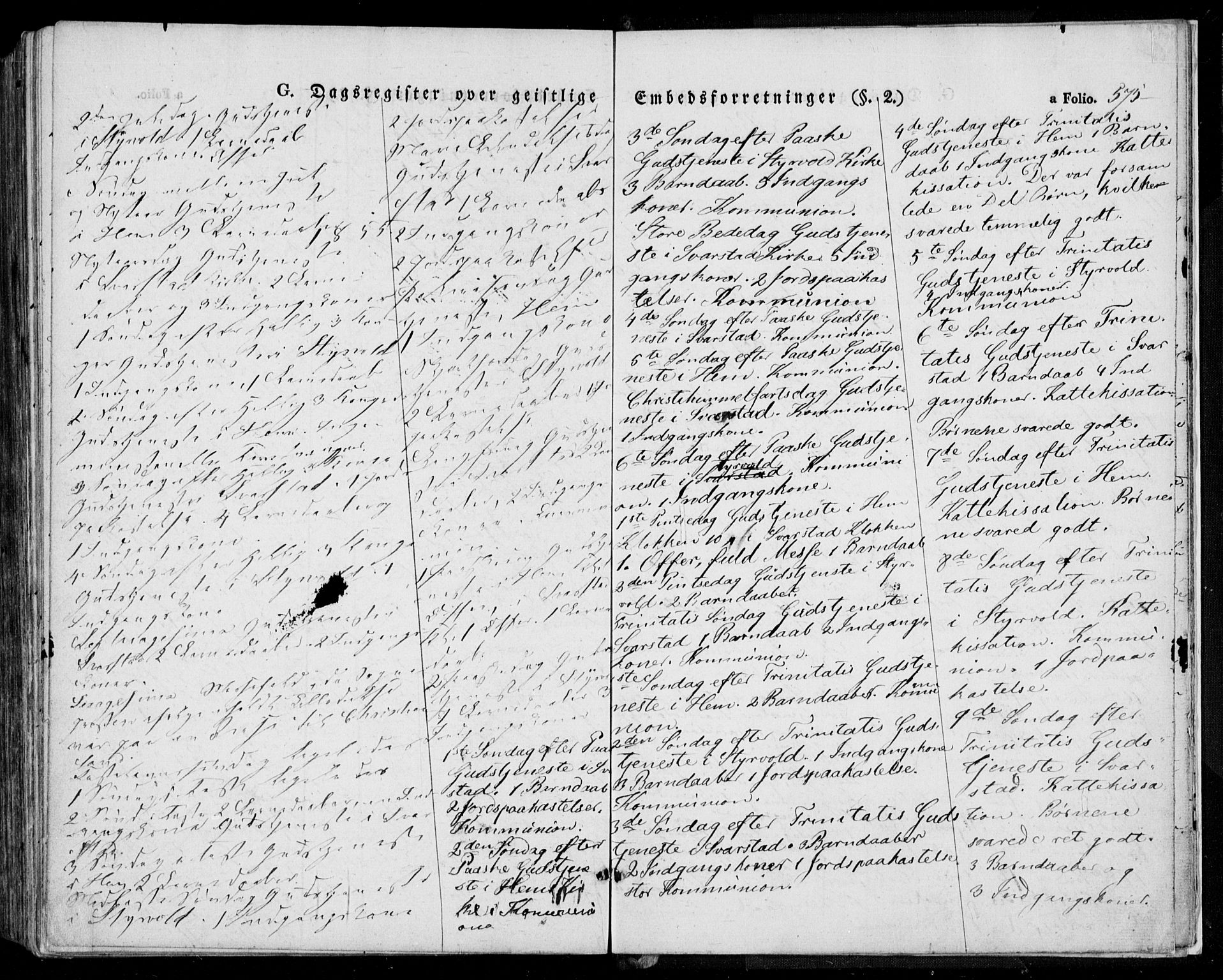 Lardal kirkebøker, AV/SAKO-A-350/F/Fa/L0006: Parish register (official) no. I 6, 1835-1860, p. 575