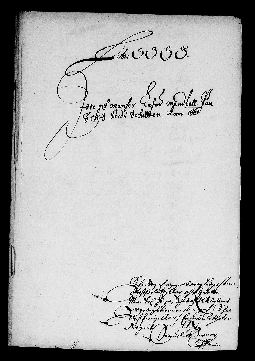 Rentekammeret inntil 1814, Reviderte regnskaper, Stiftamtstueregnskaper, Landkommissariatet på Akershus og Akershus stiftamt, AV/RA-EA-5869/R/Ra/L0032: Landkommissariatet på Akershus, 1665