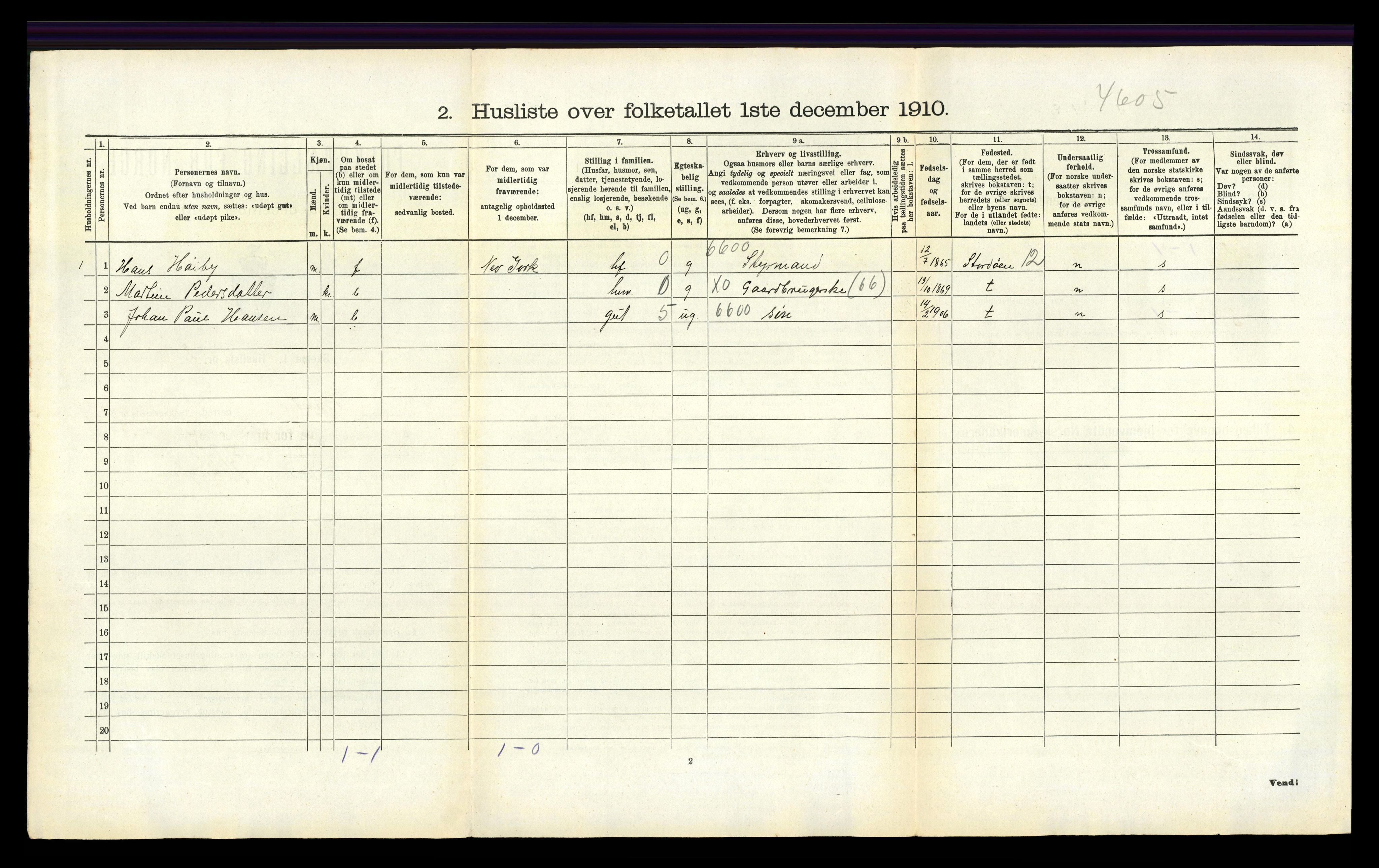 RA, 1910 census for Bakke, 1910, p. 480