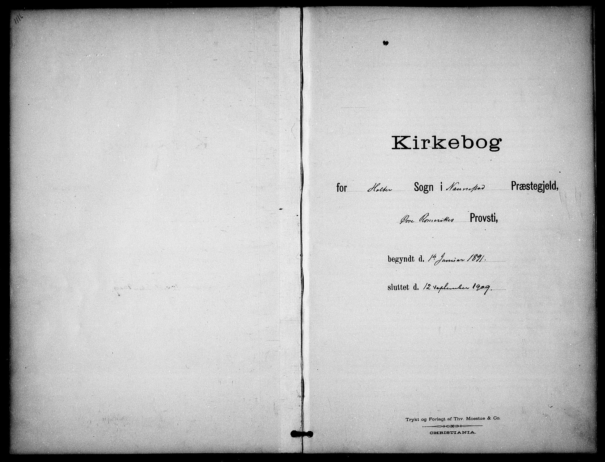 Nannestad prestekontor Kirkebøker, AV/SAO-A-10414a/F/Fb/L0002: Parish register (official) no. II 2, 1891-1909