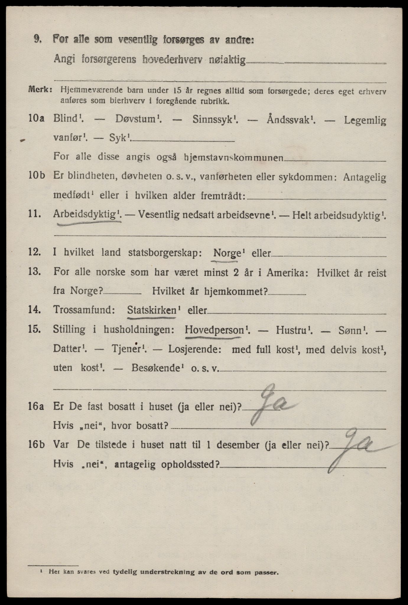 SAST, 1920 census for Finnøy, 1920, p. 2817