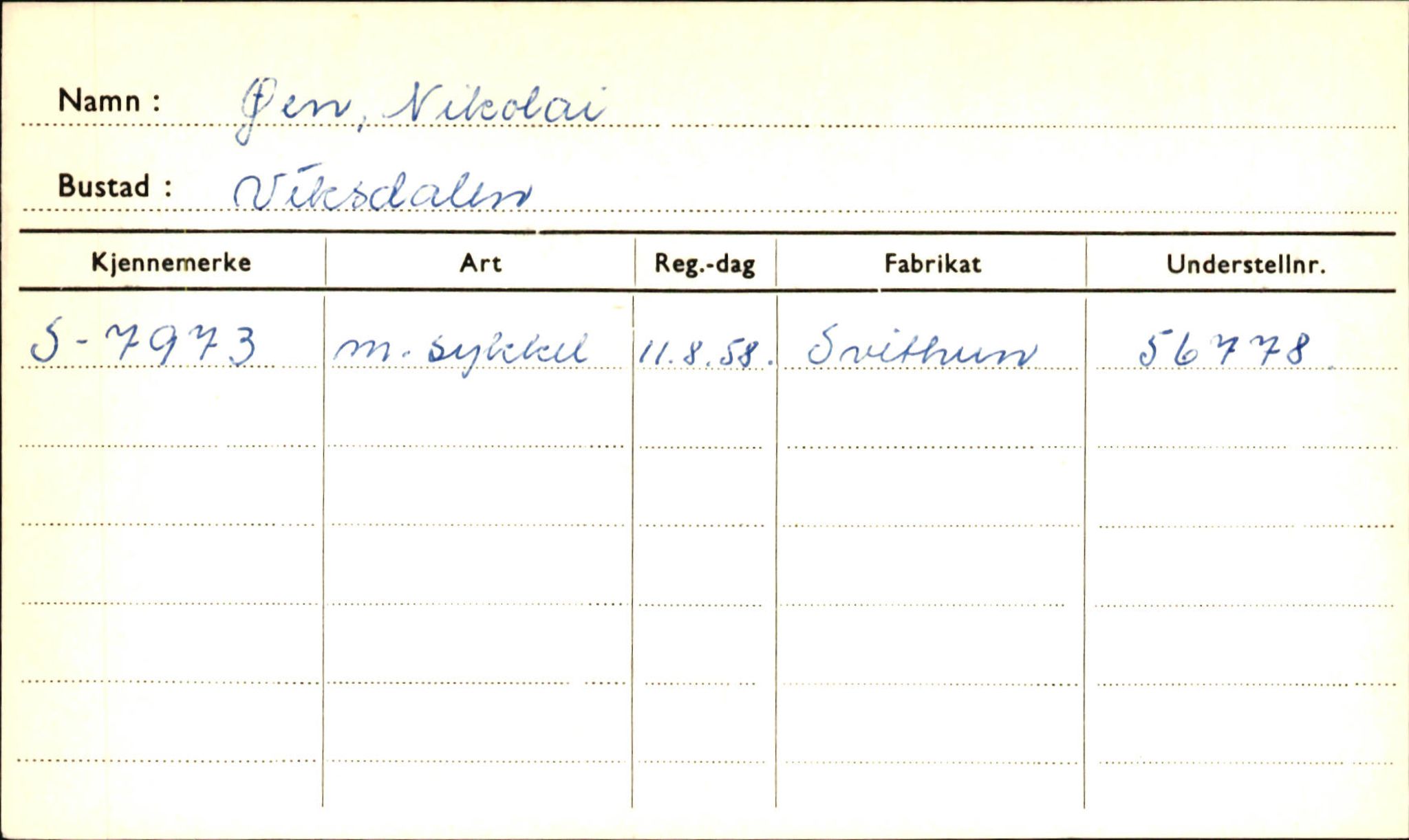 Statens vegvesen, Sogn og Fjordane vegkontor, AV/SAB-A-5301/4/F/L0002: Eigarregister Fjordane til 1.6.1961, 1930-1961, p. 660