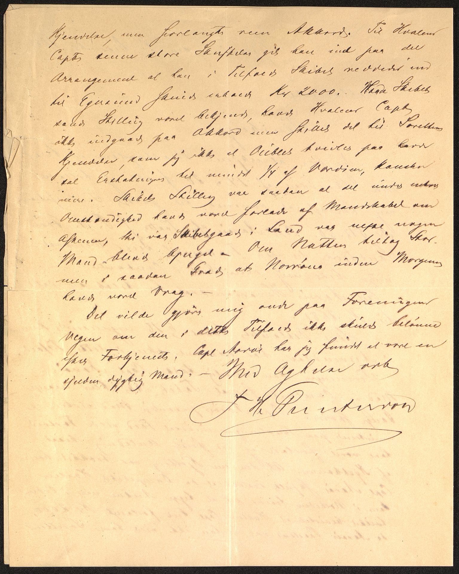 Pa 63 - Østlandske skibsassuranceforening, VEMU/A-1079/G/Ga/L0023/0001: Havaridokumenter / Carl Johan, Titania, Norrøna, Thor, Try, Louise, 1888, p. 15