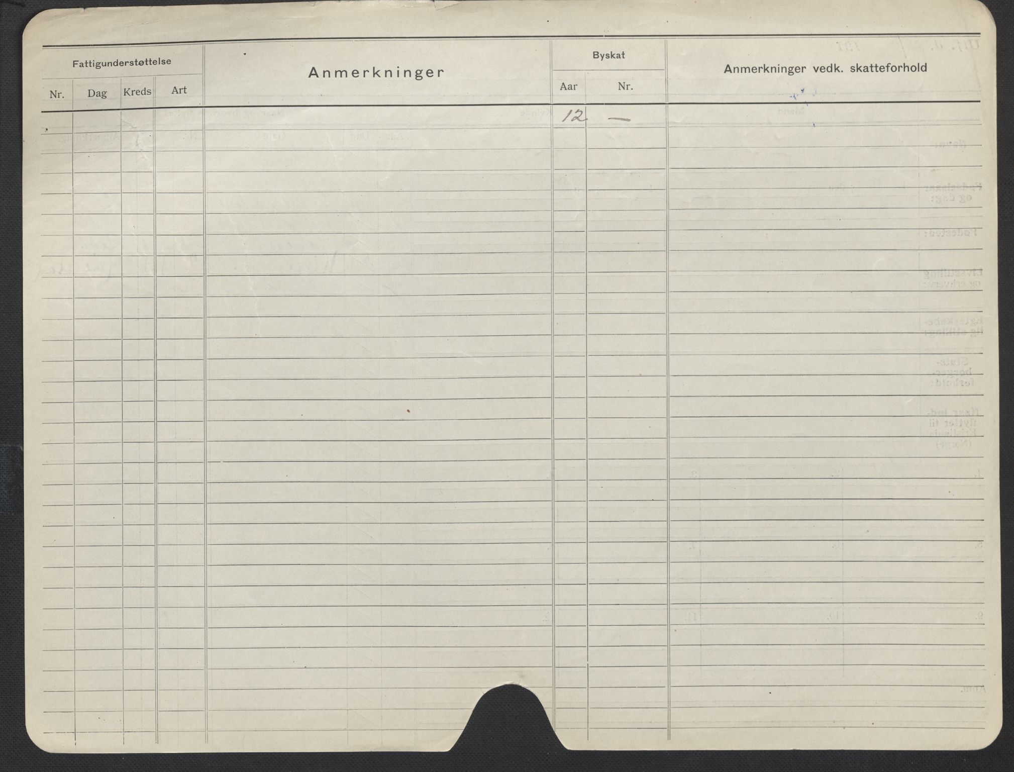 Oslo folkeregister, Registerkort, SAO/A-11715/F/Fa/Fac/L0018: Kvinner, 1906-1914, p. 103b