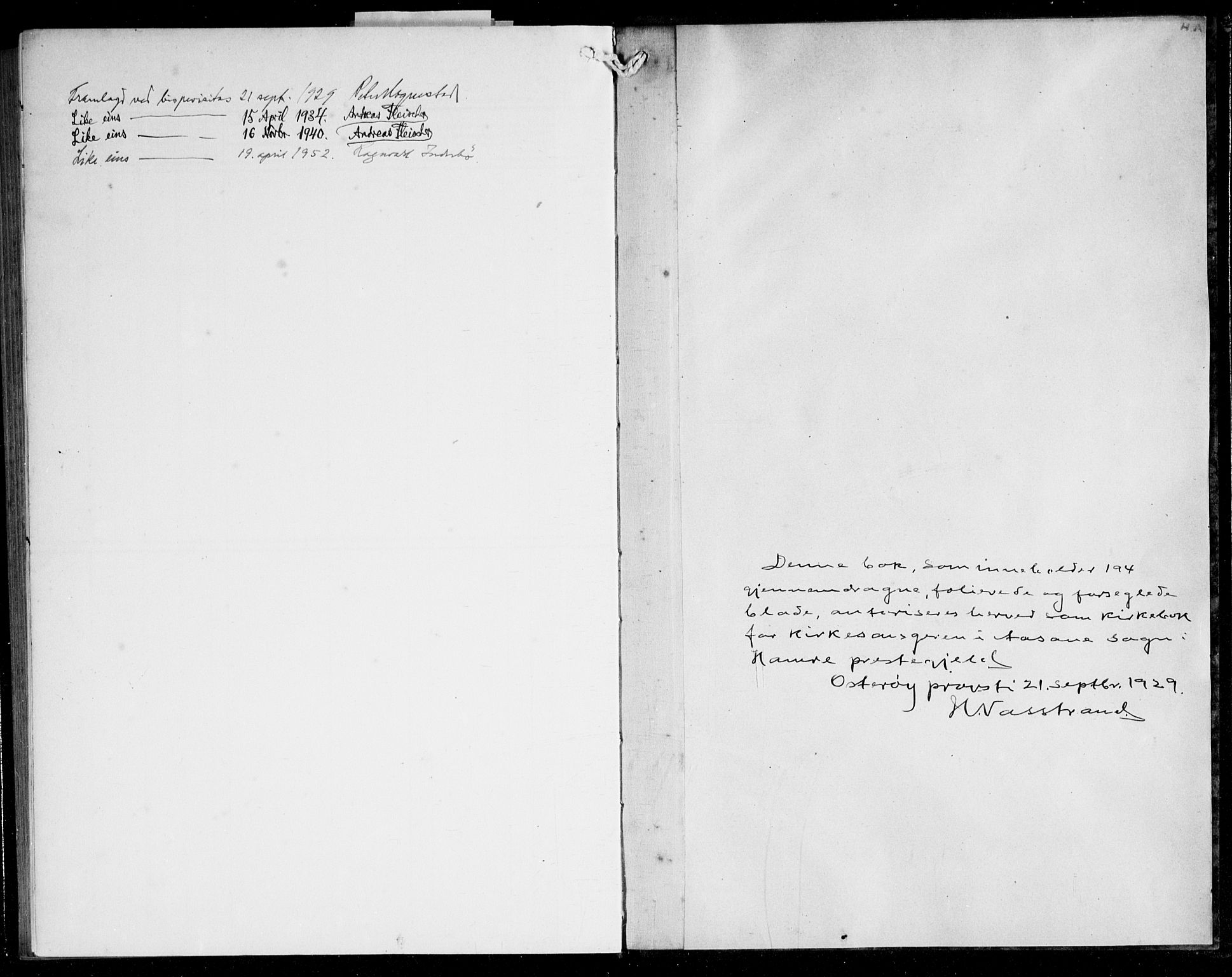 Åsane sokneprestembete, SAB/A-79401/H/Hab: Parish register (copy) no. A 5, 1928-1943