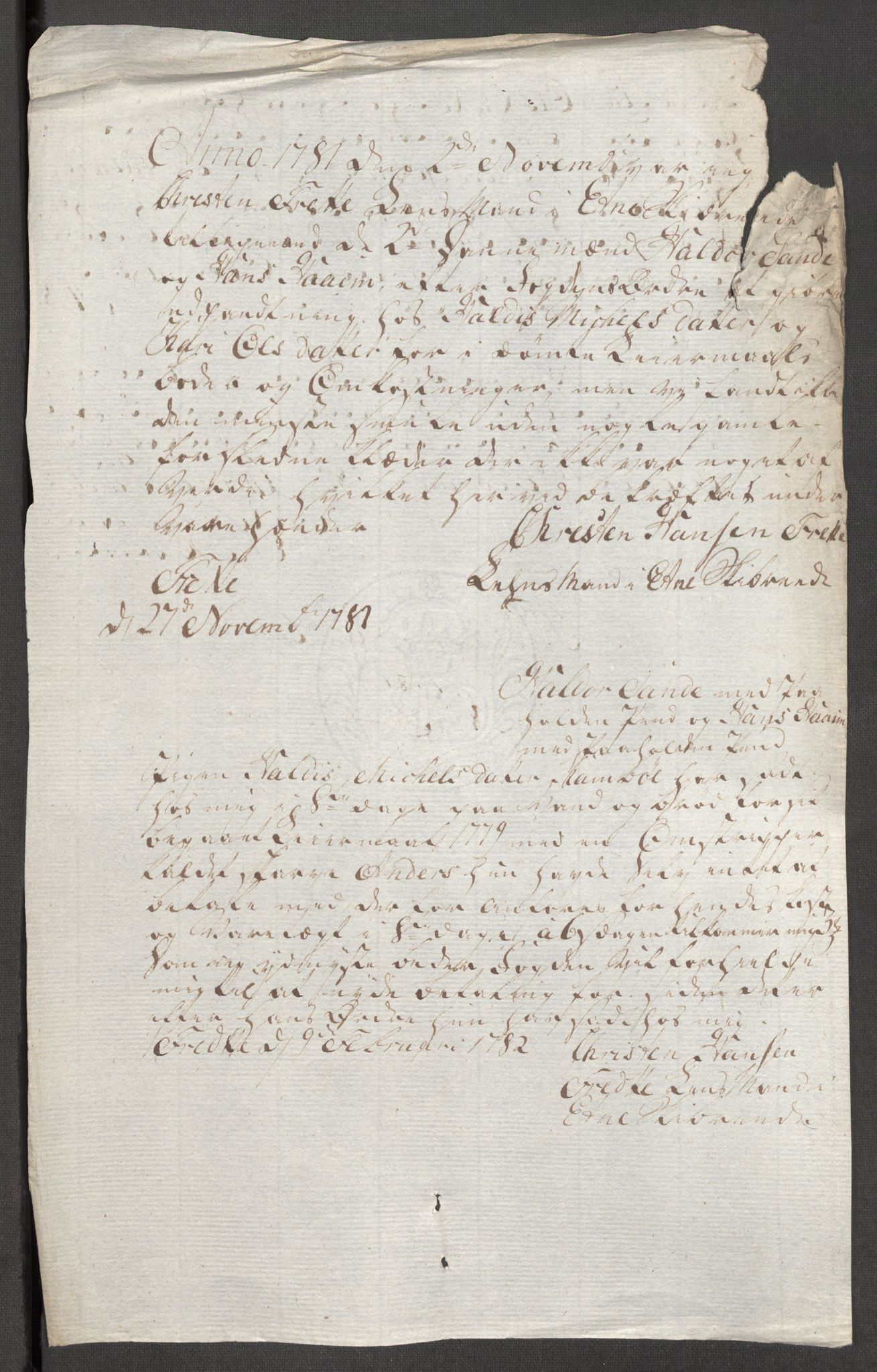 Rentekammeret inntil 1814, Reviderte regnskaper, Fogderegnskap, AV/RA-EA-4092/R48/L3097: Fogderegnskap Sunnhordland og Hardanger, 1781, p. 211