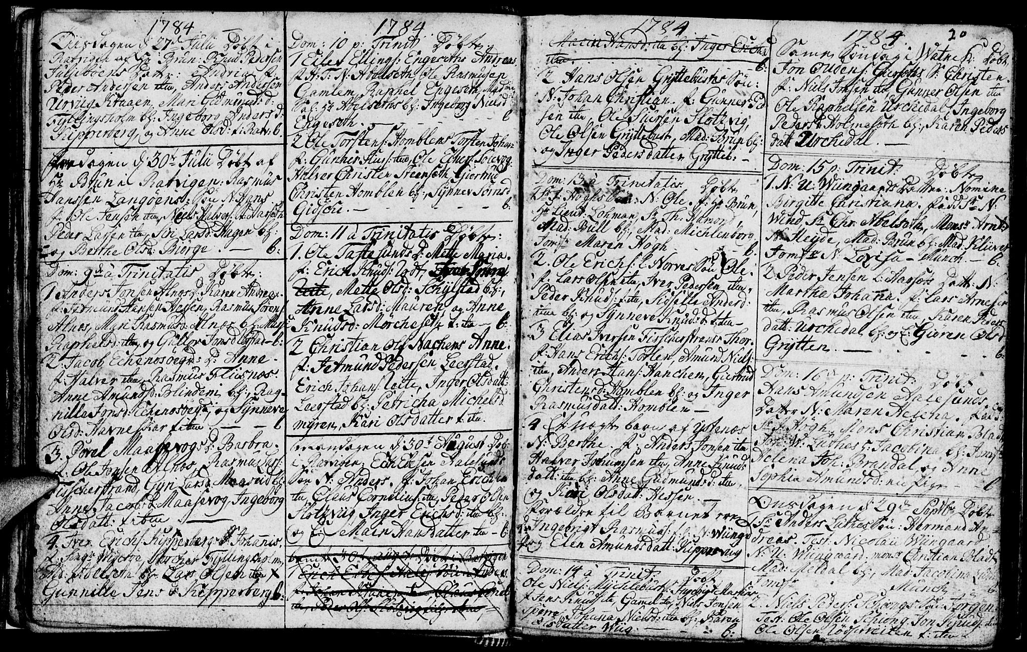 Ministerialprotokoller, klokkerbøker og fødselsregistre - Møre og Romsdal, AV/SAT-A-1454/528/L0420: Parish register (copy) no. 528C01, 1764-1784, p. 20