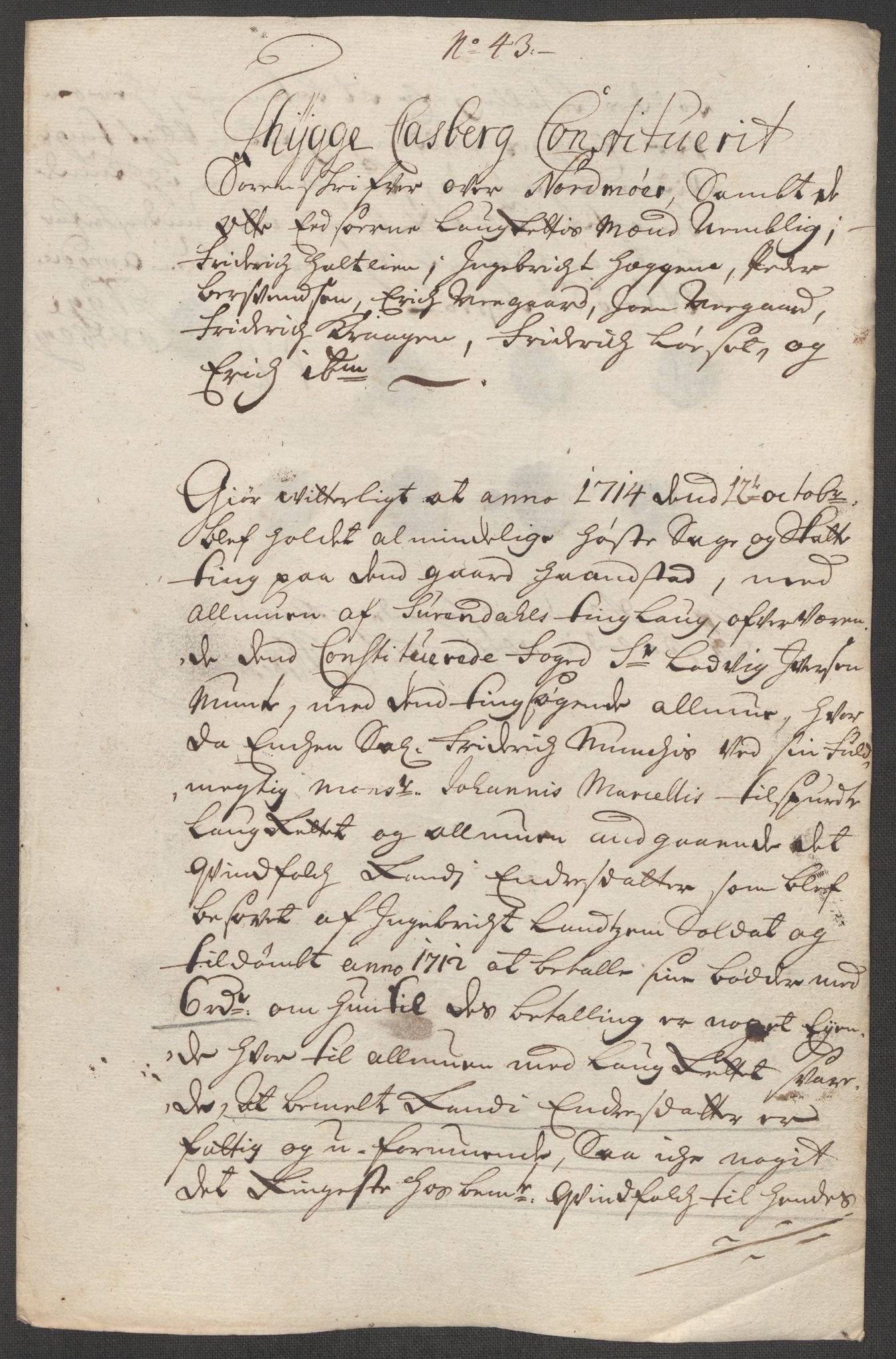 Rentekammeret inntil 1814, Reviderte regnskaper, Fogderegnskap, AV/RA-EA-4092/R56/L3747: Fogderegnskap Nordmøre, 1713, p. 230