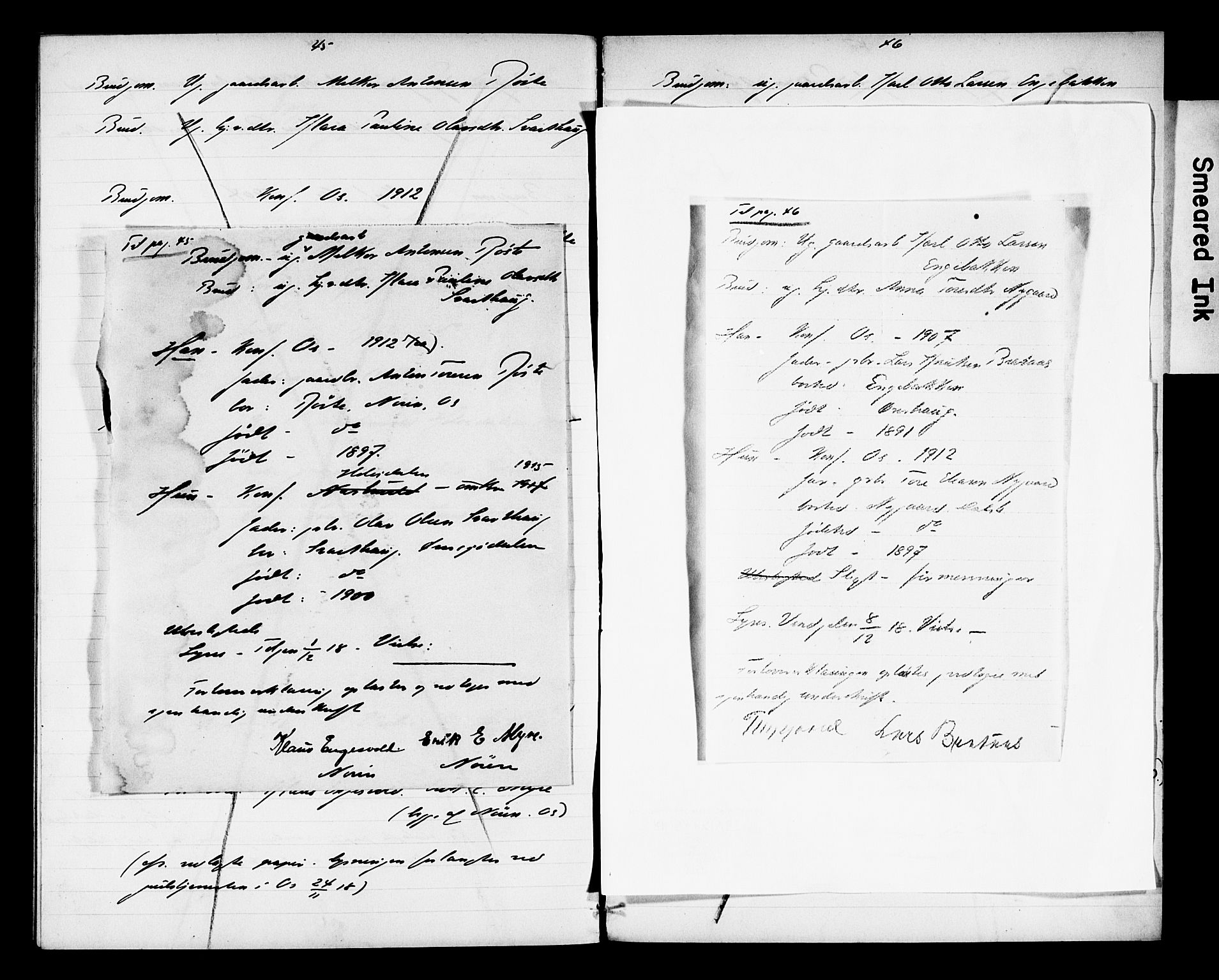 Tolga prestekontor, AV/SAH-PREST-062/N/L0004: Banns register no. 31, 1916-1920, p. 45-46
