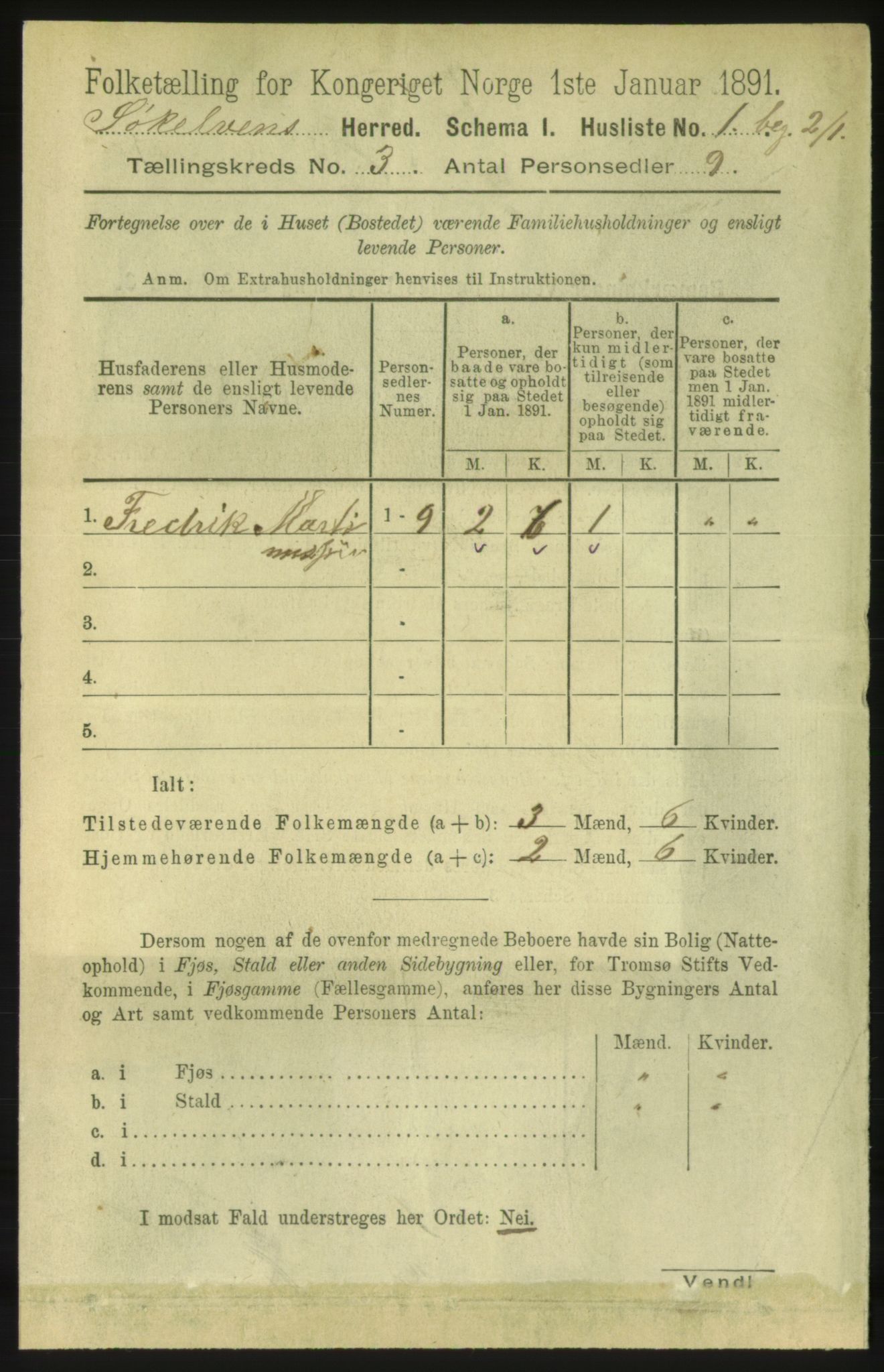 RA, 1891 census for 1528 Sykkylven, 1891, p. 1595