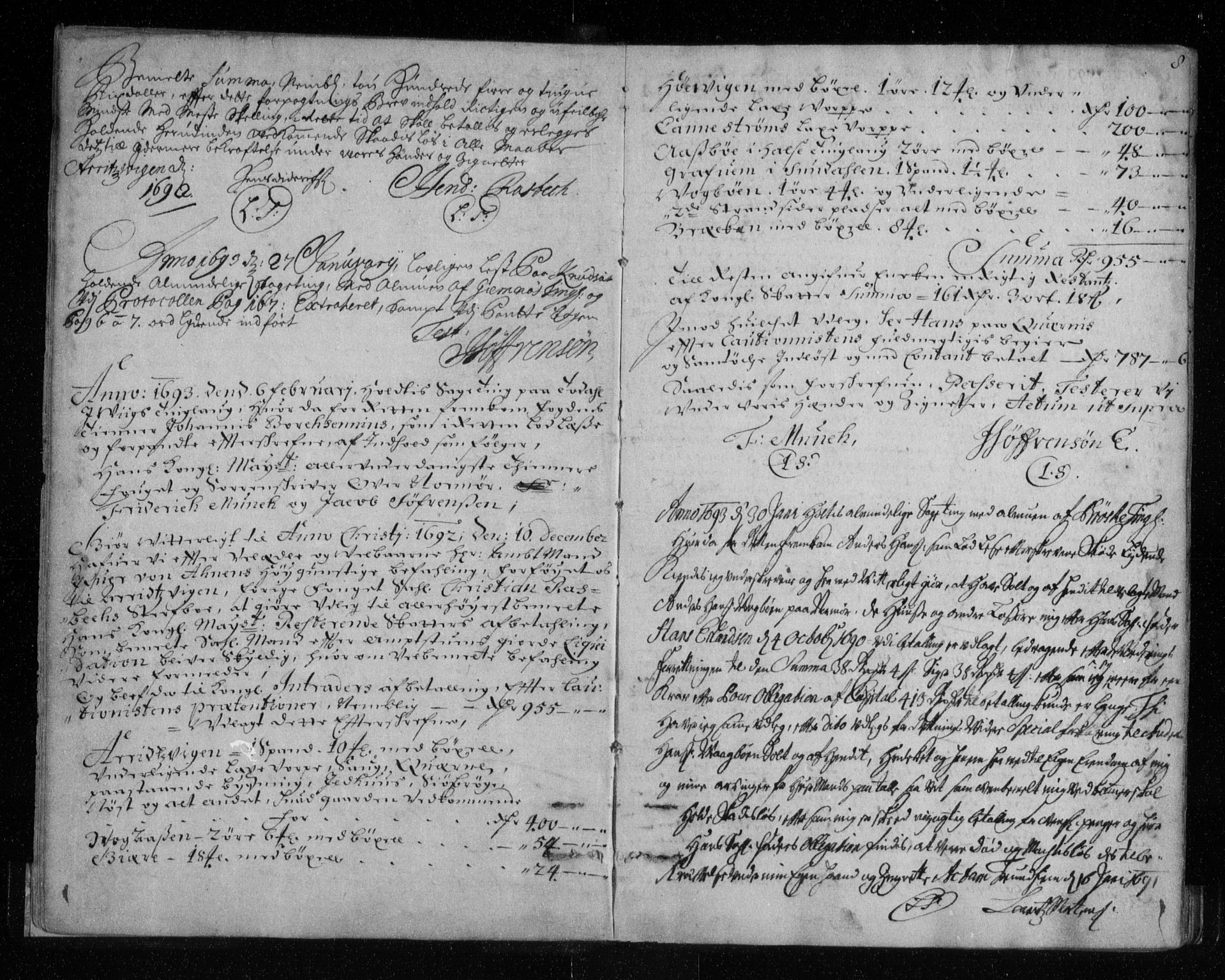 Nordmøre sorenskriveri, SAT/A-4132/1/2/2Ca/L0001: Mortgage book no. A, 1692-1698, p. 8