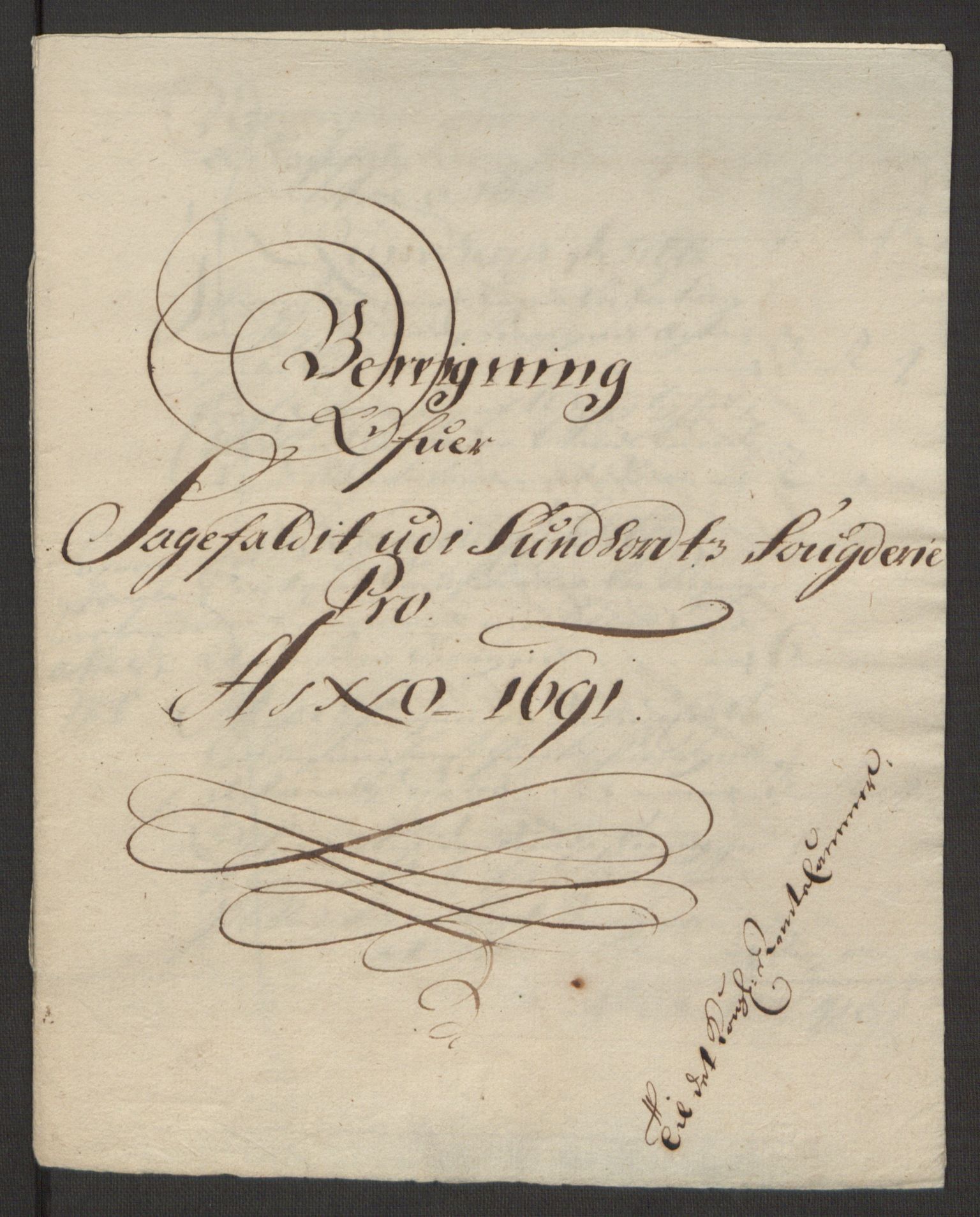 Rentekammeret inntil 1814, Reviderte regnskaper, Fogderegnskap, RA/EA-4092/R48/L2973: Fogderegnskap Sunnhordland og Hardanger, 1691-1692, p. 139