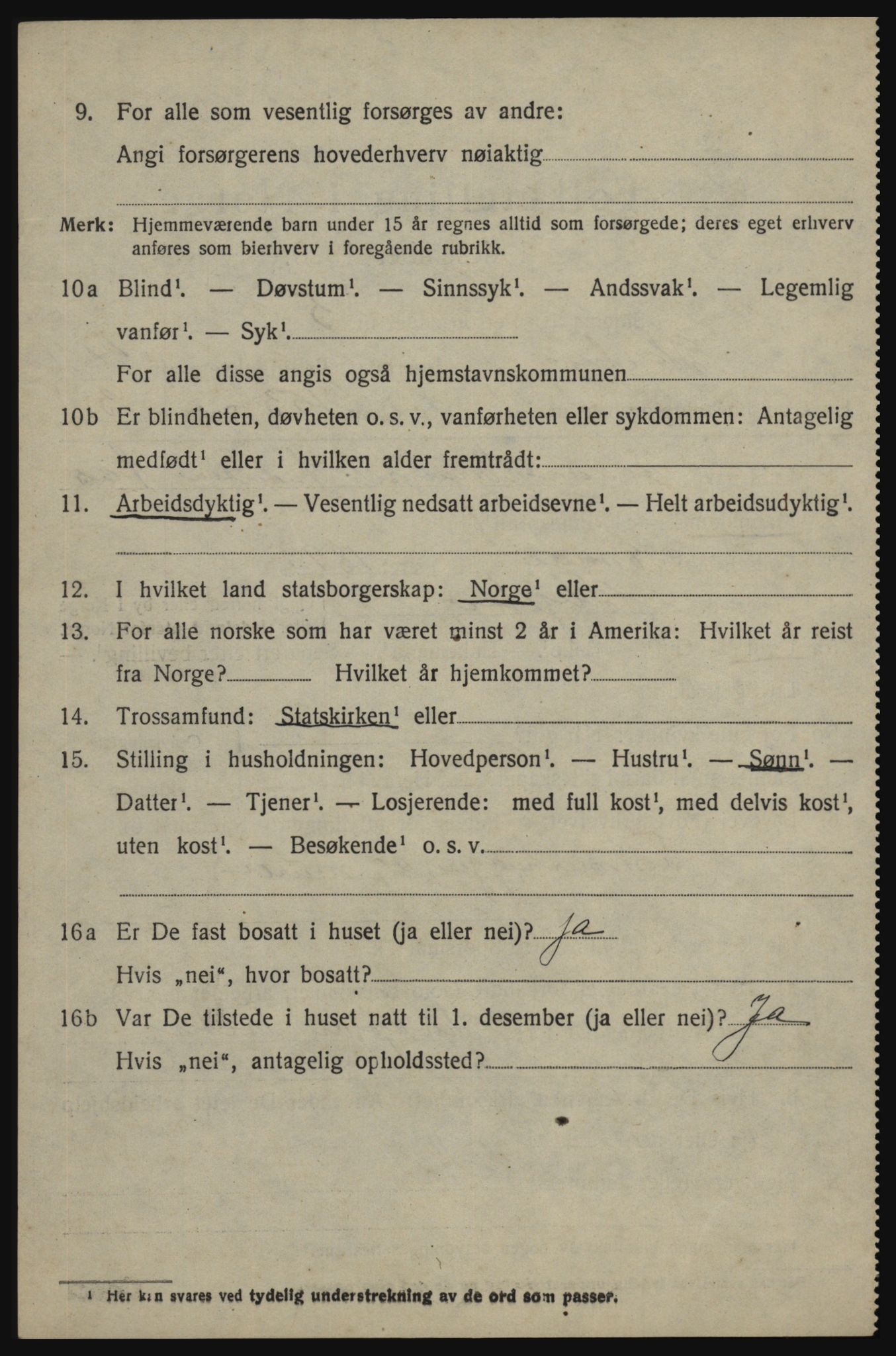 SAO, 1920 census for Skjeberg, 1920, p. 4984