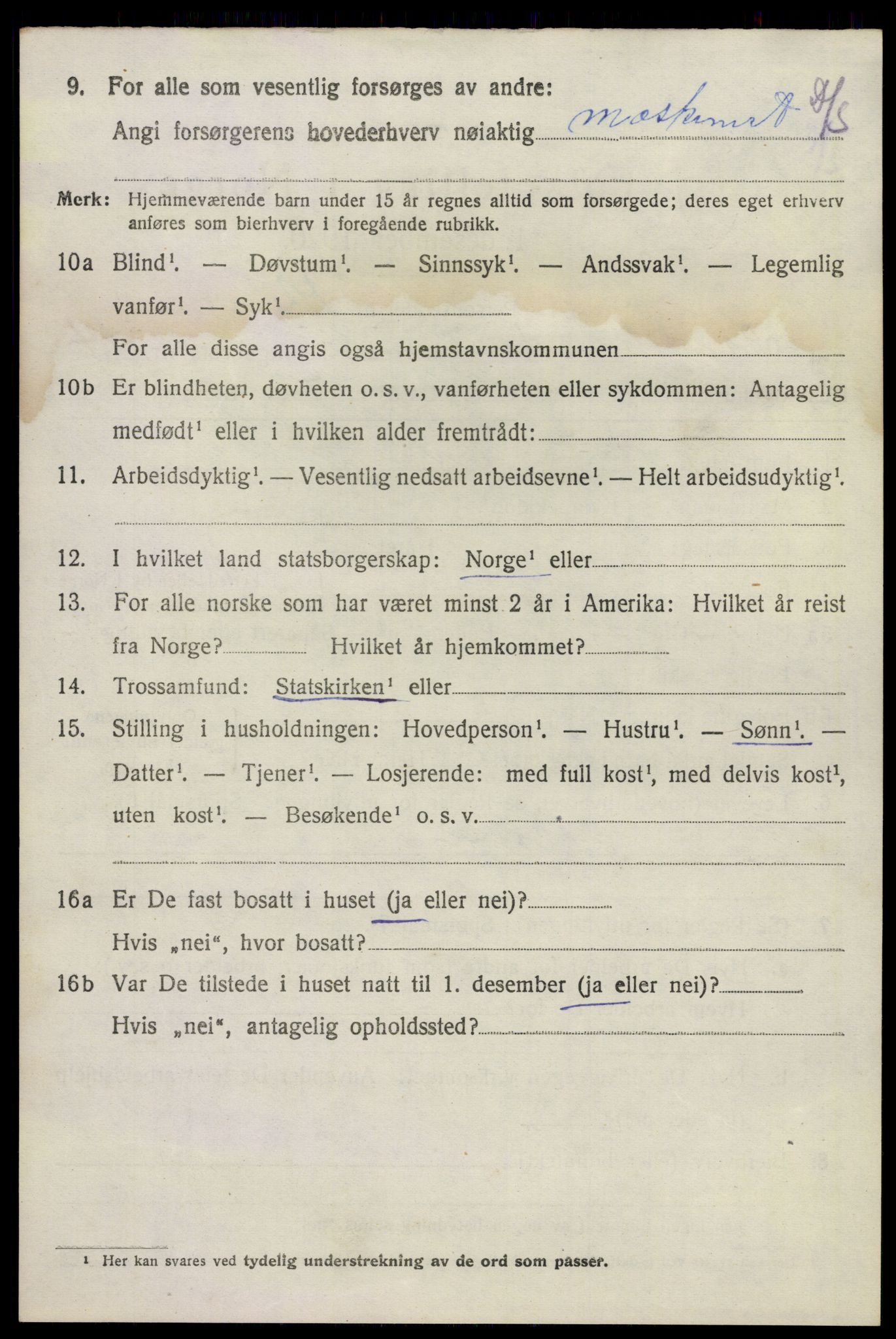 SAKO, 1920 census for Sandeherred, 1920, p. 21113