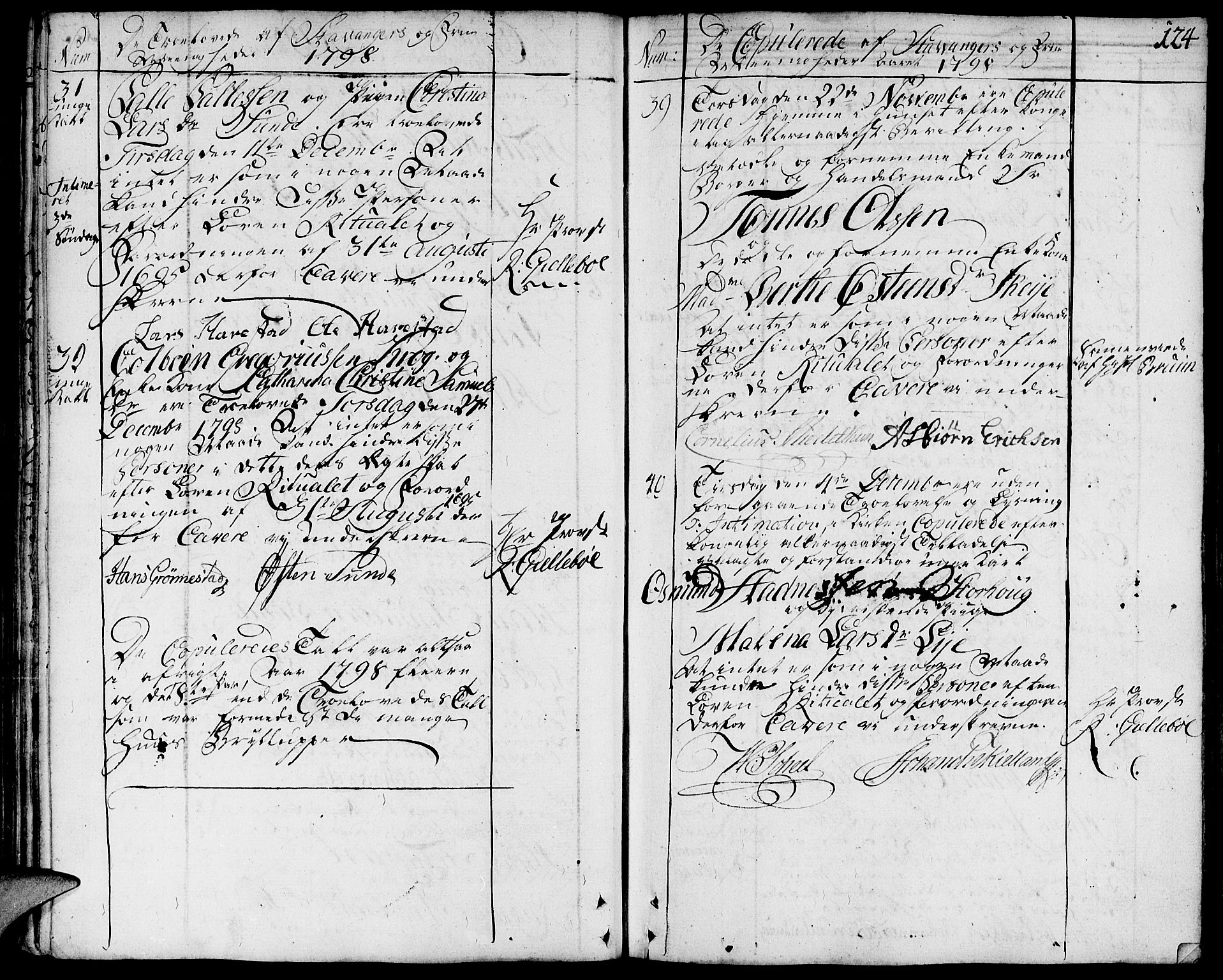 Domkirken sokneprestkontor, AV/SAST-A-101812/001/30/30BA/L0006: Parish register (official) no. A 6, 1783-1815, p. 124