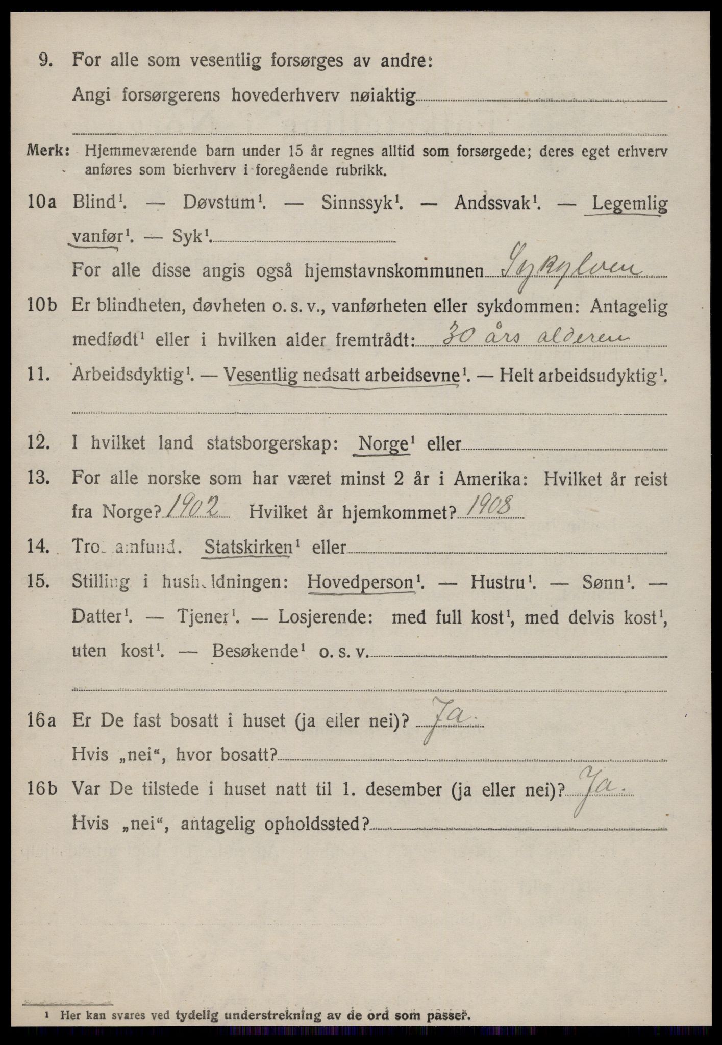 SAT, 1920 census for Sykkylven, 1920, p. 3046