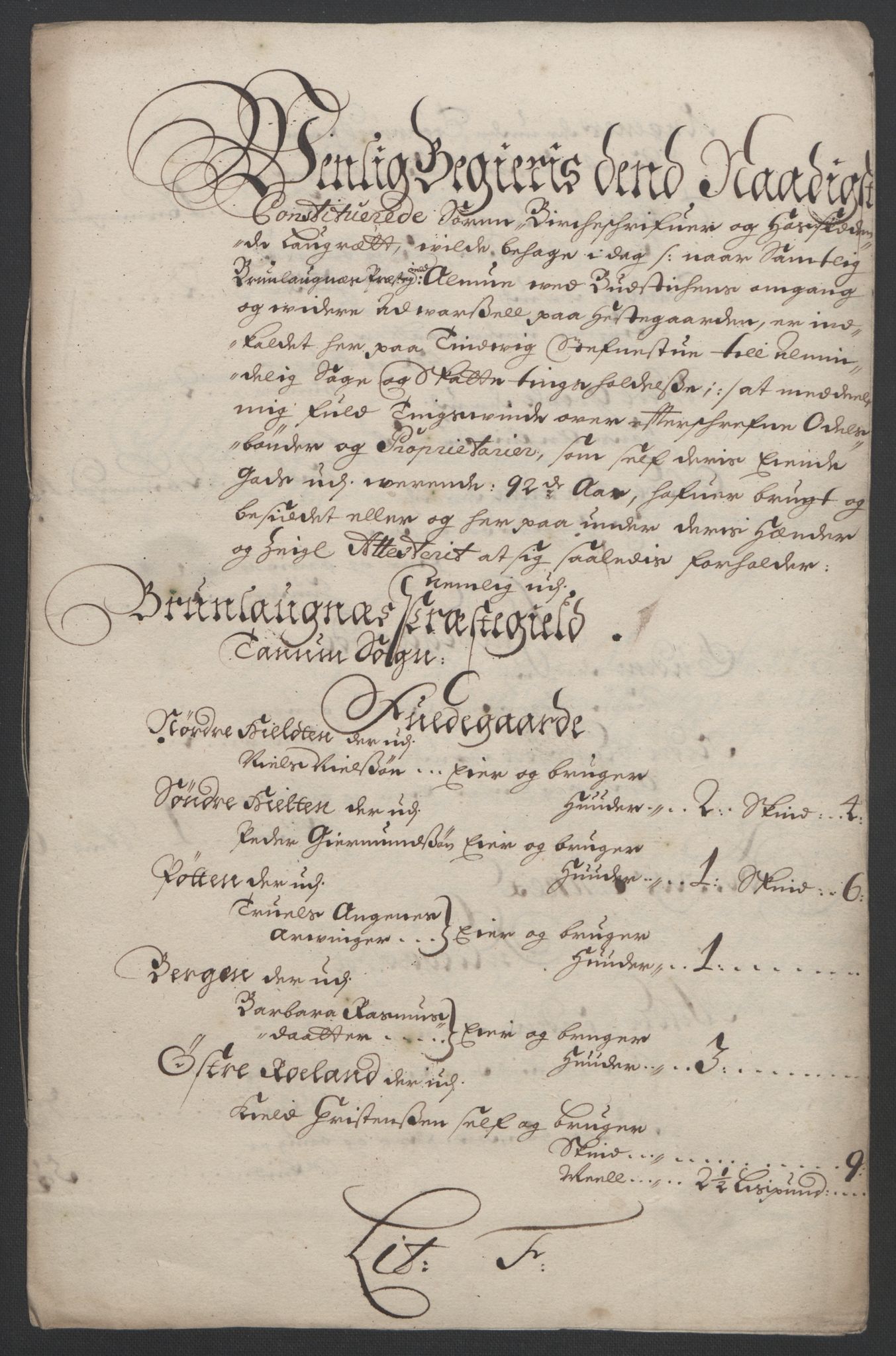 Rentekammeret inntil 1814, Reviderte regnskaper, Fogderegnskap, AV/RA-EA-4092/R33/L1973: Fogderegnskap Larvik grevskap, 1692, p. 97