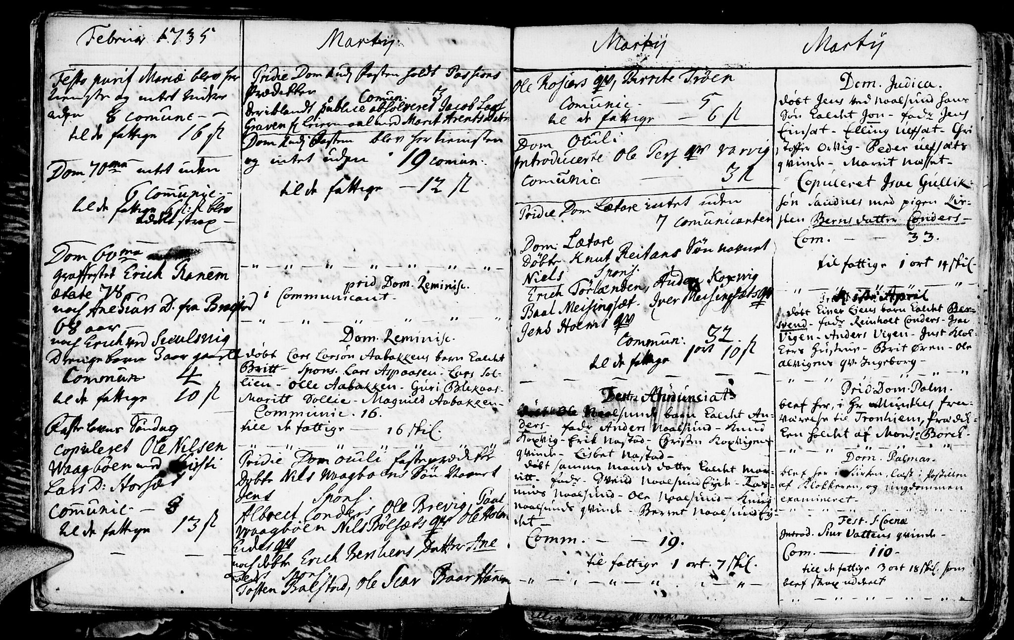 Ministerialprotokoller, klokkerbøker og fødselsregistre - Møre og Romsdal, AV/SAT-A-1454/586/L0978: Parish register (official) no. 586A04, 1732-1751