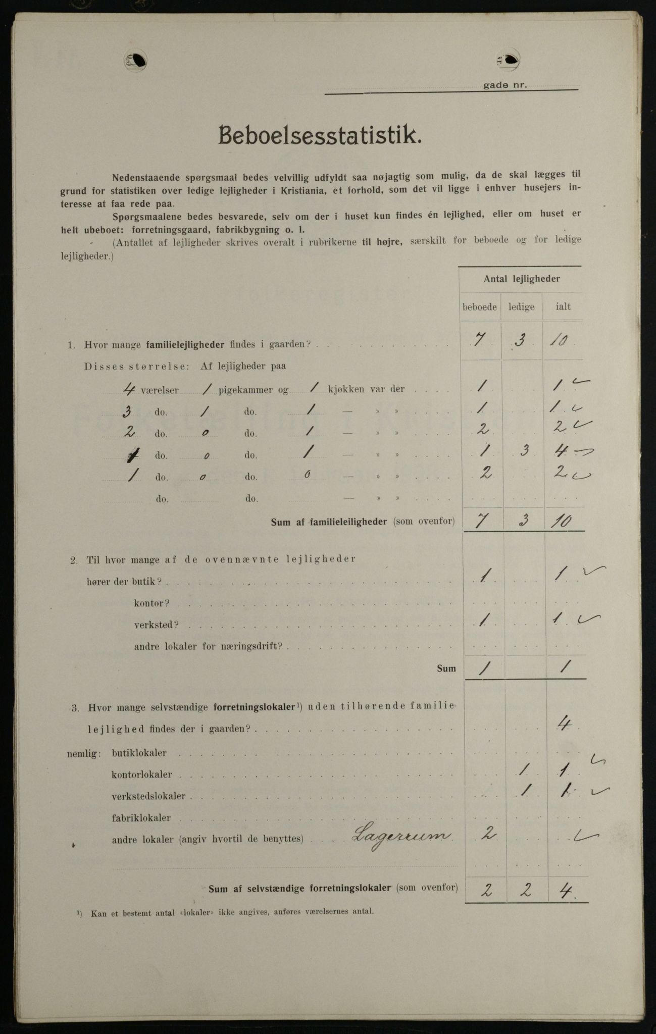 OBA, Municipal Census 1908 for Kristiania, 1908, p. 44502