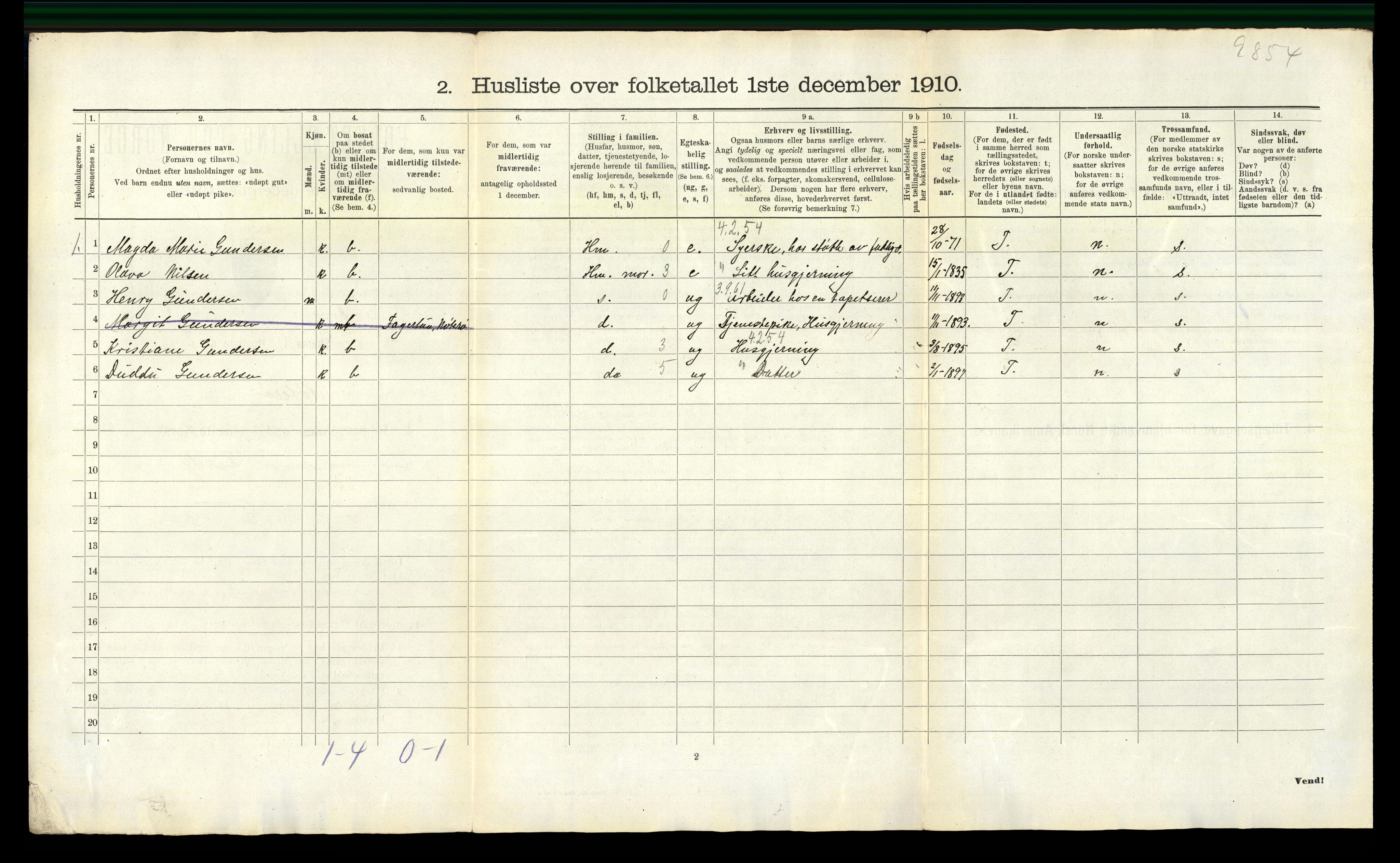 RA, 1910 census for Nøtterøy, 1910, p. 73